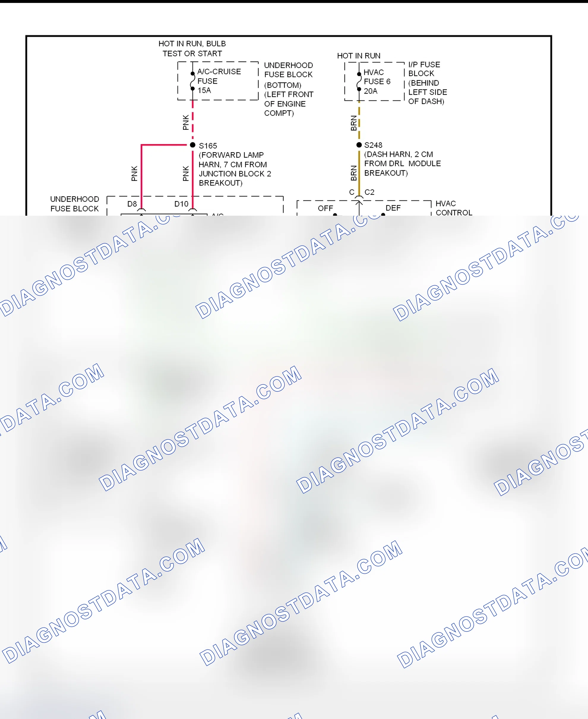 Scheme 12: A/C Compressor Clutch Control Circuit Wiring Diagram (2000-01 Camaro & Firebird - With 3.8L VIN K Engine)