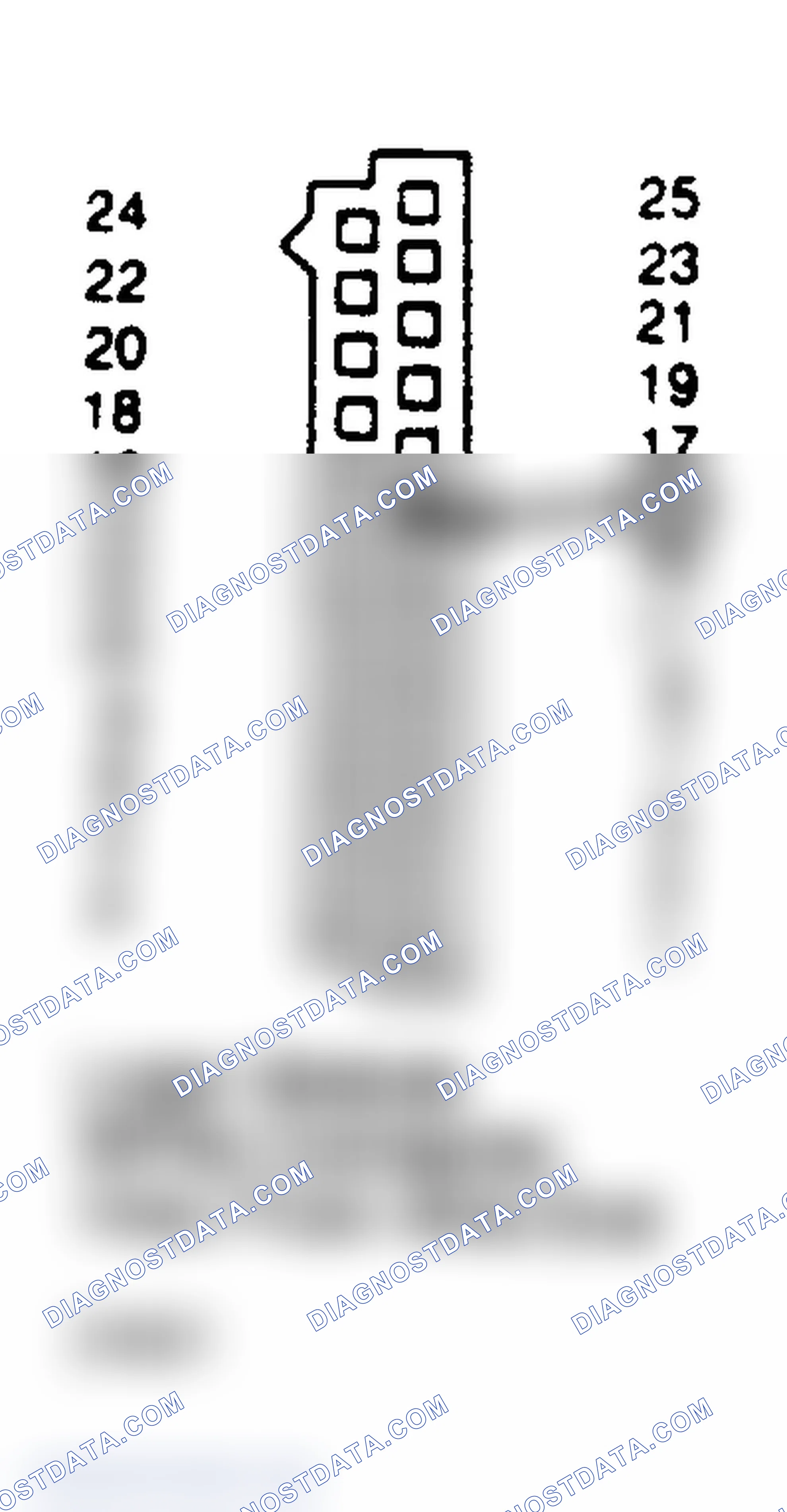 Scheme 155: Logic Module White Connector View From Wire End