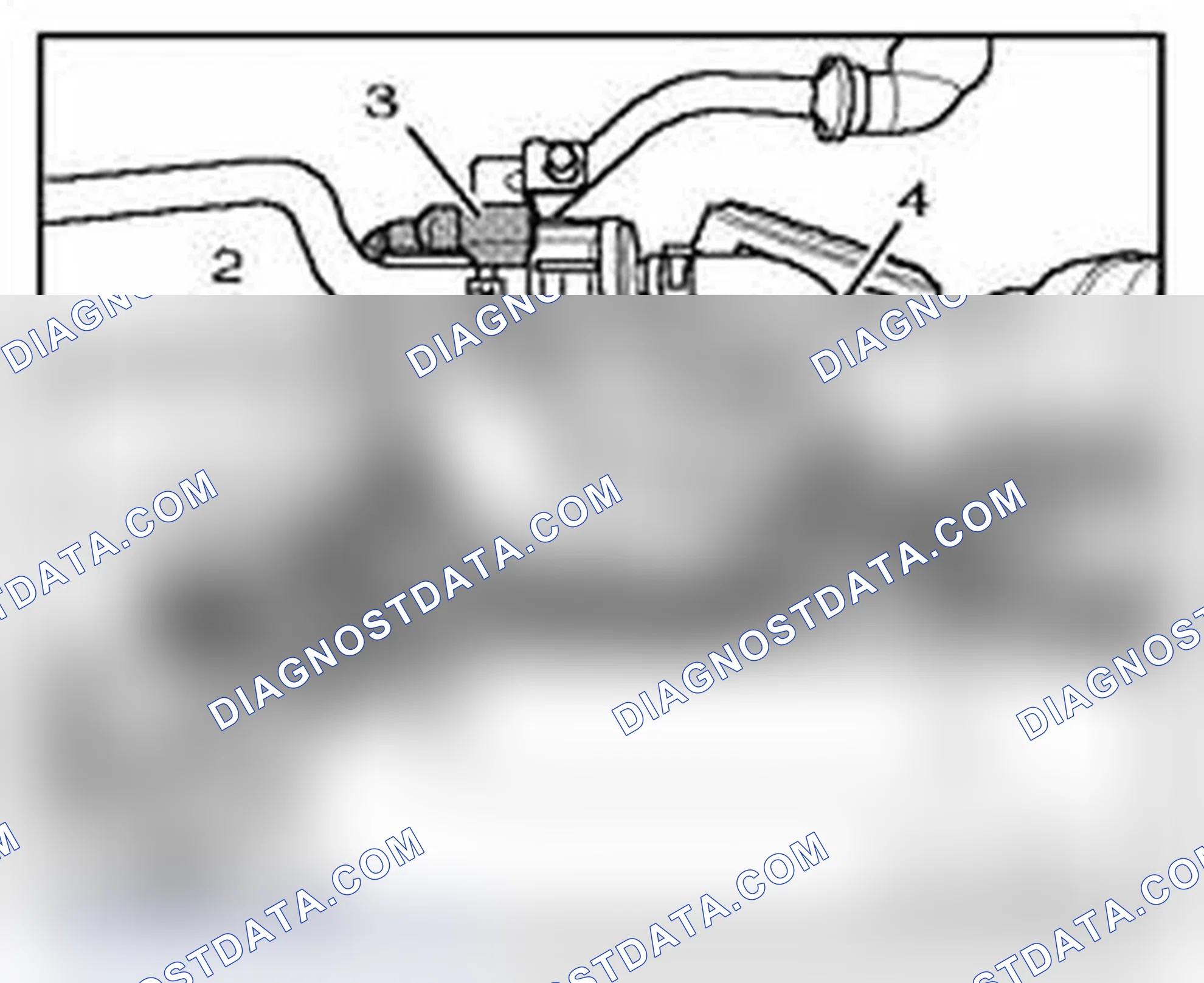 Scheme 918: Component location on rear of intake manifold