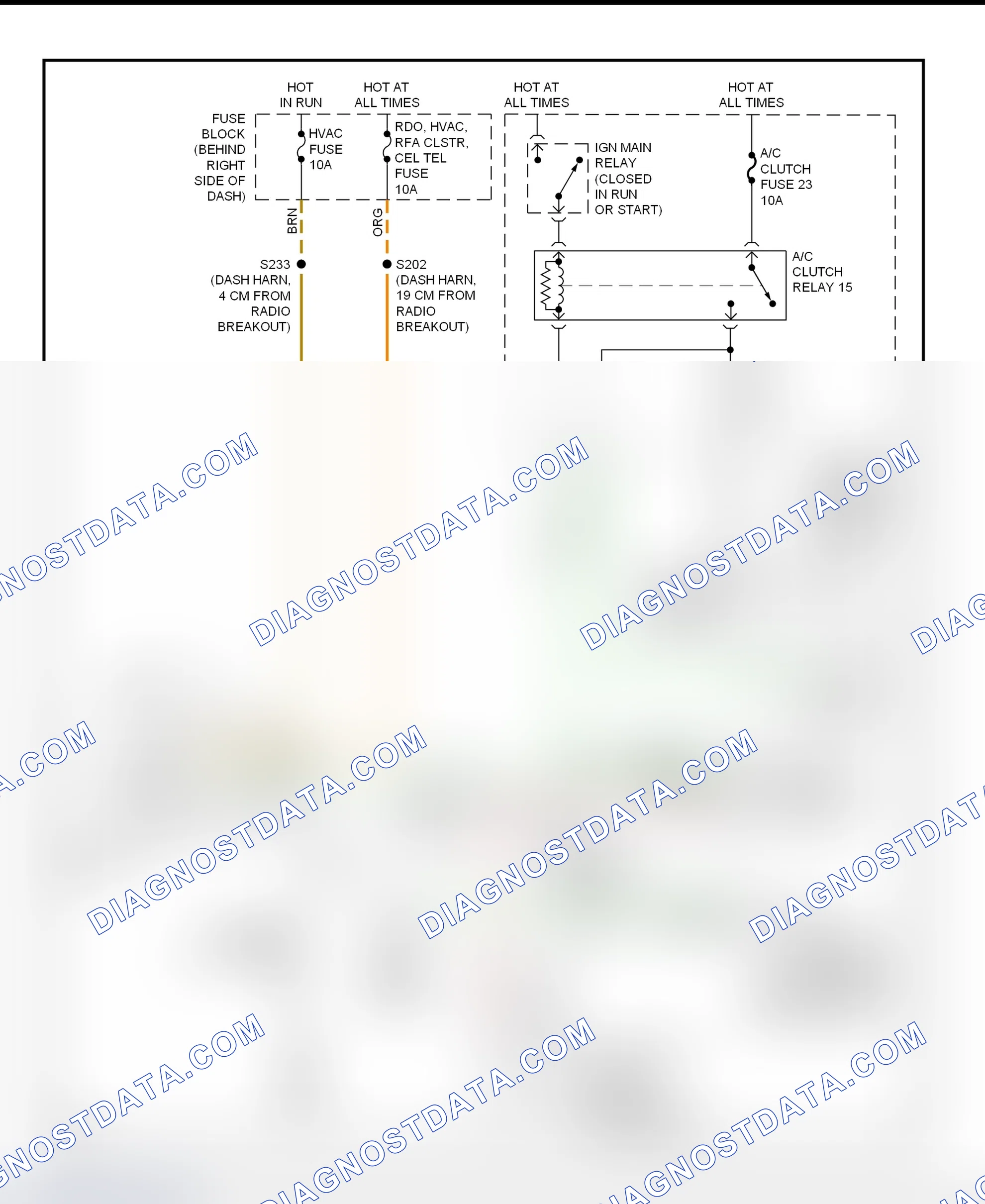 Scheme 50: A/C Compressor Clutch Control Circuit Wiring Diagram (2000-01 Century & Regal)