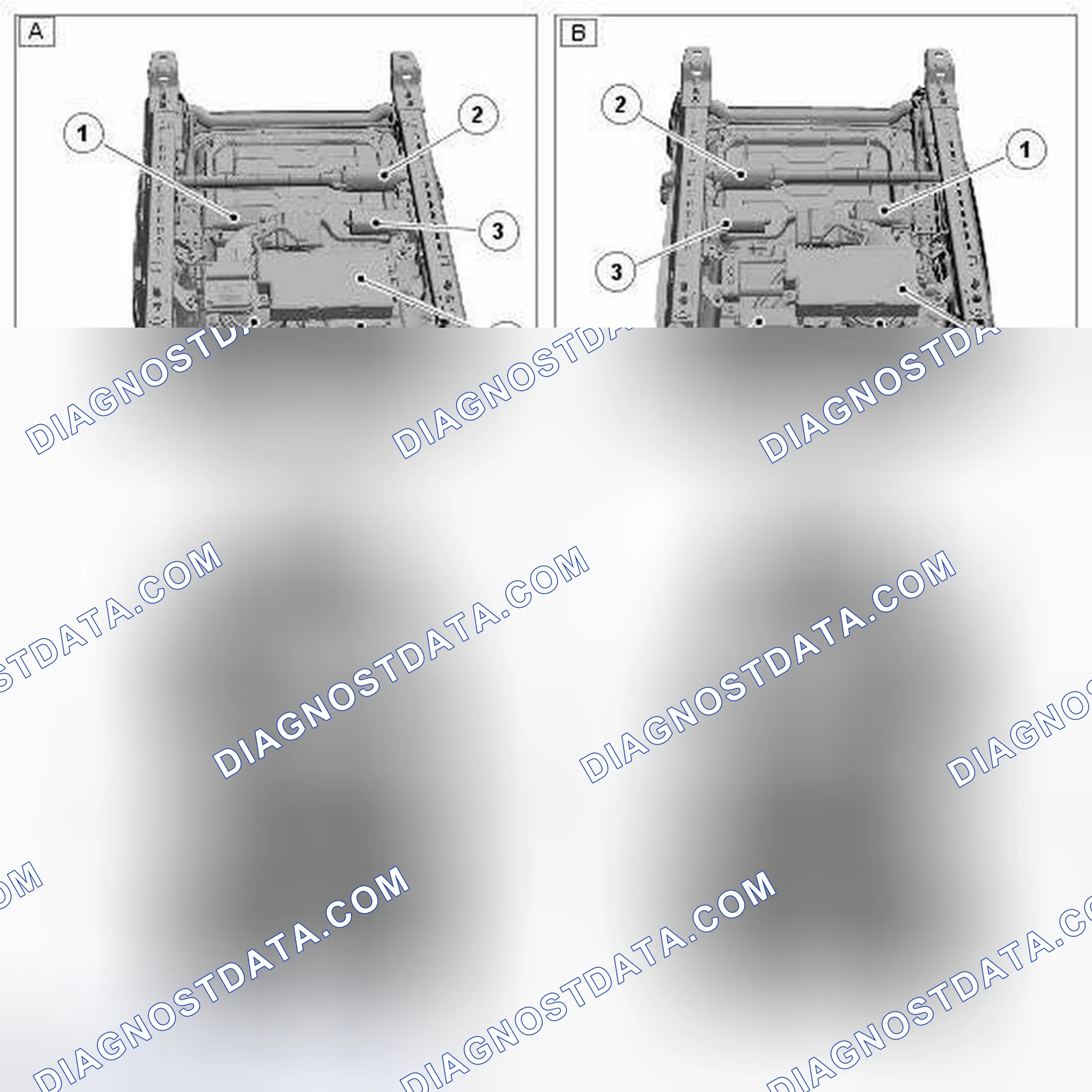 Scheme 52: FRONT SEAT CONTROL COMPONENTS