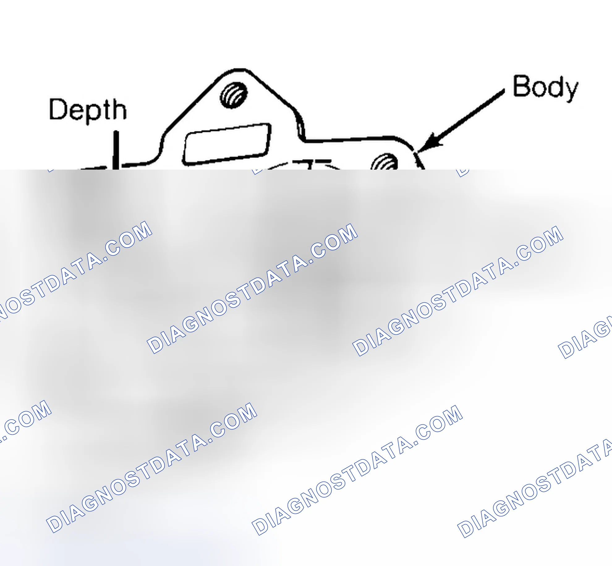 Scheme 35: Measuring Oil Pump Gear Cavity