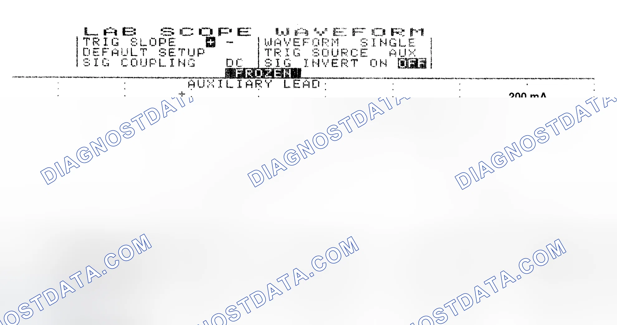 Scheme 13: Single Injector w/Normal Current Flow - Current Pattern