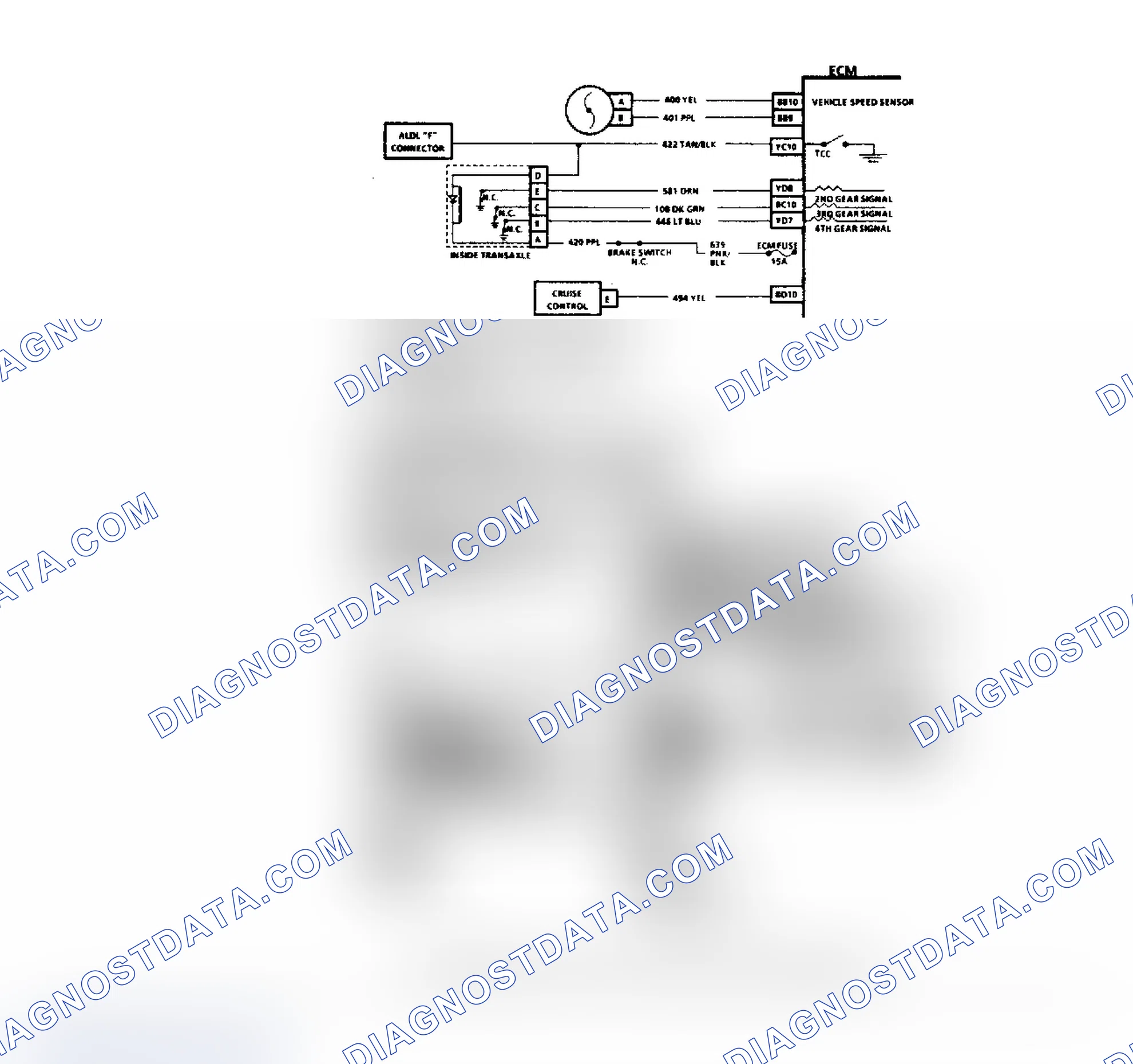 Scheme 204: Chart C8A (Bonneville, Electra & Ninety-Eight 2 of 2)
