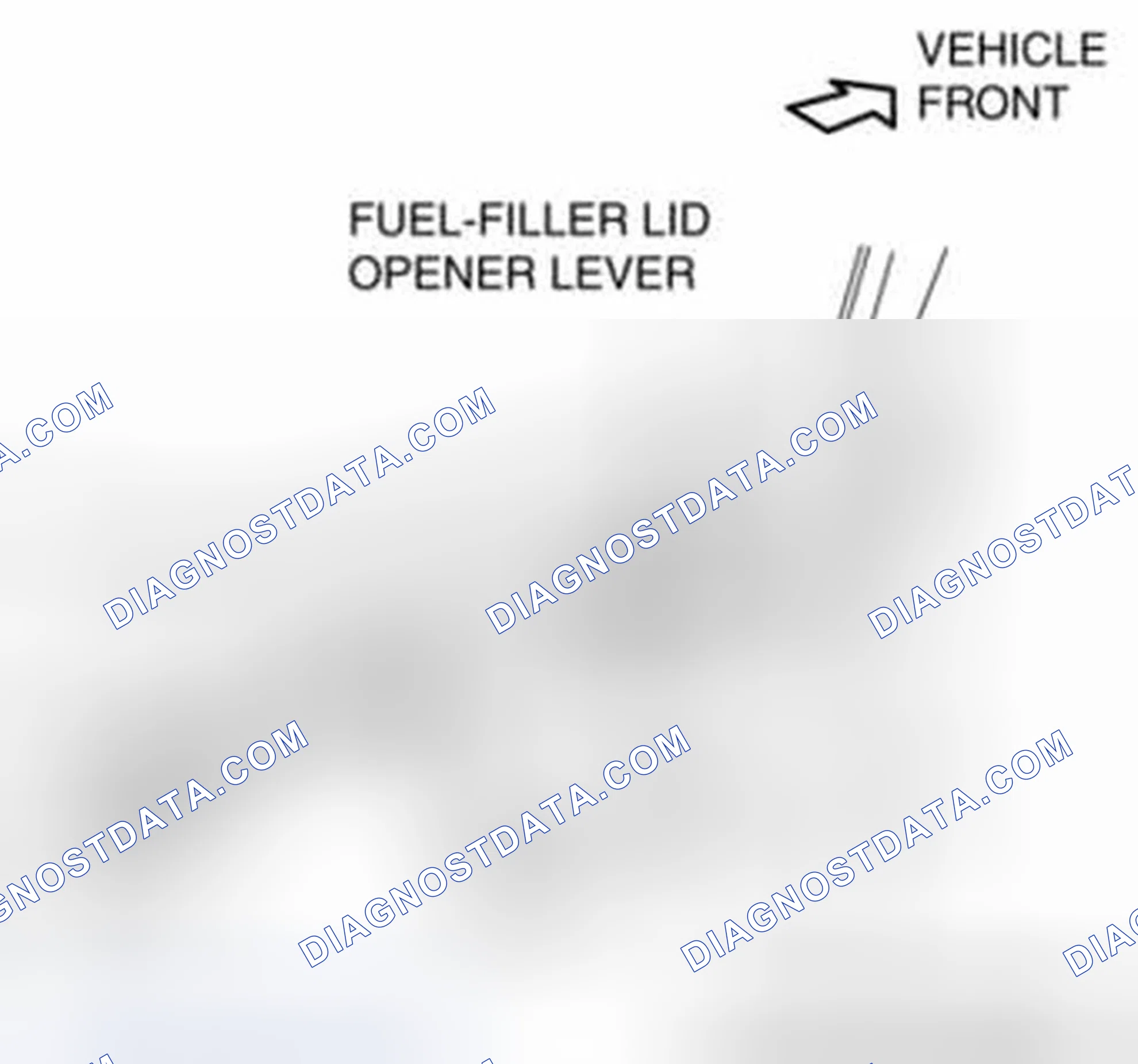 Scheme 63: Fuel-filler Lid Opener Lever