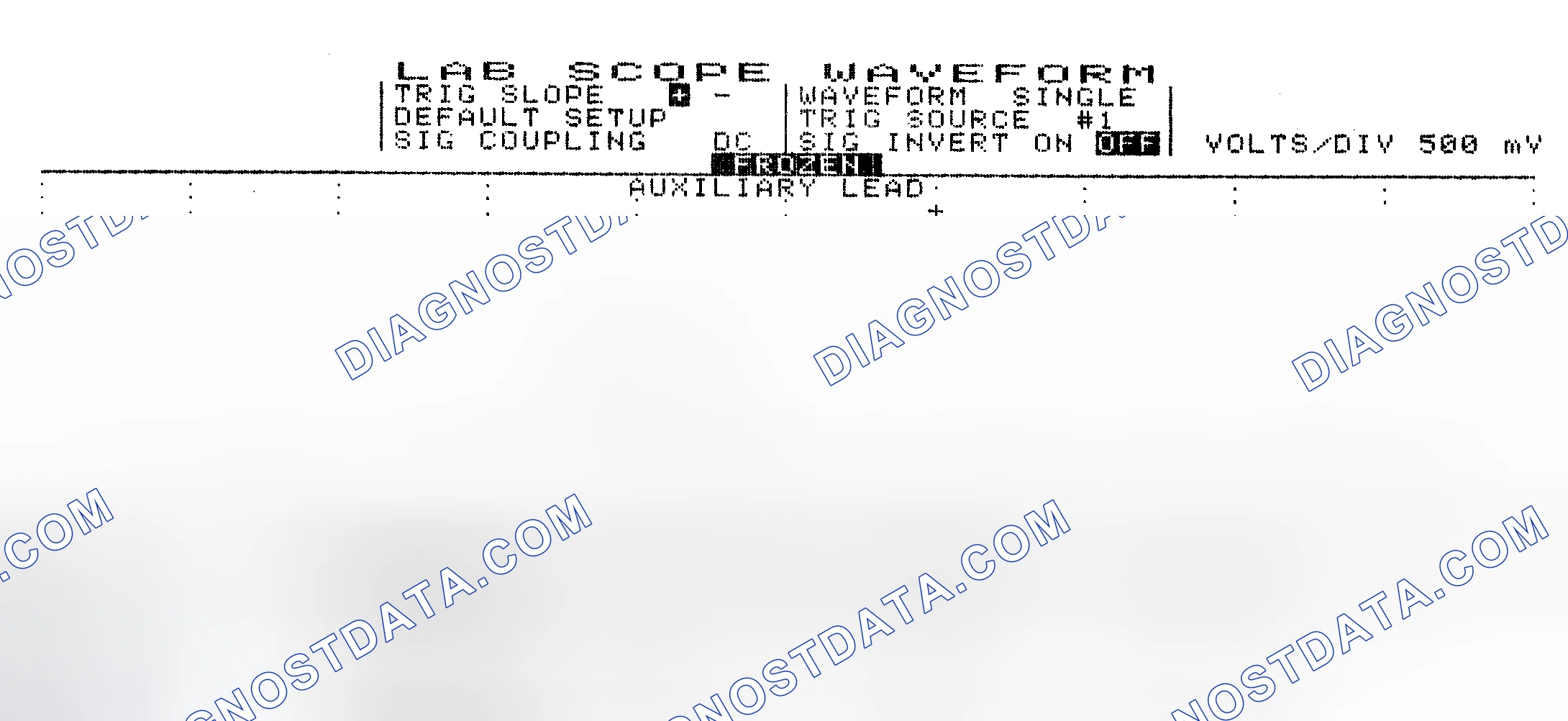 Scheme 10: Single Injector w/Excessive Current Flow - Current Pattern