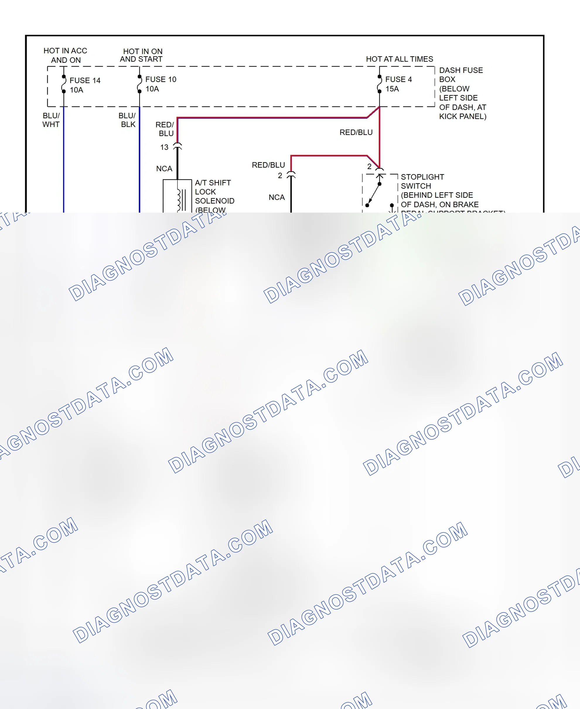 Scheme 77: Shift Interlock System Wiring Diagram (1998 Accent)