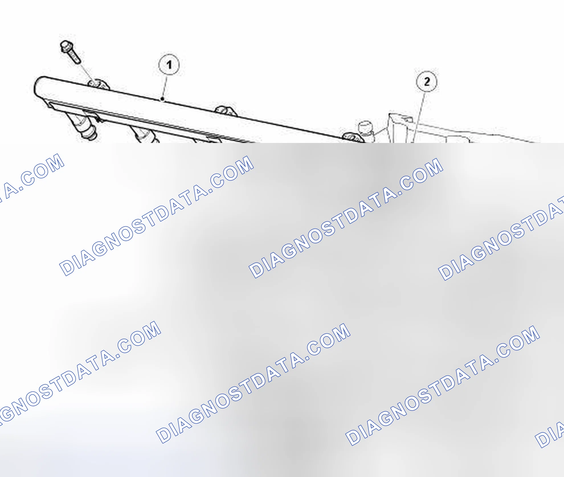 Scheme 166: FUEL RAIL AND INJECTORS