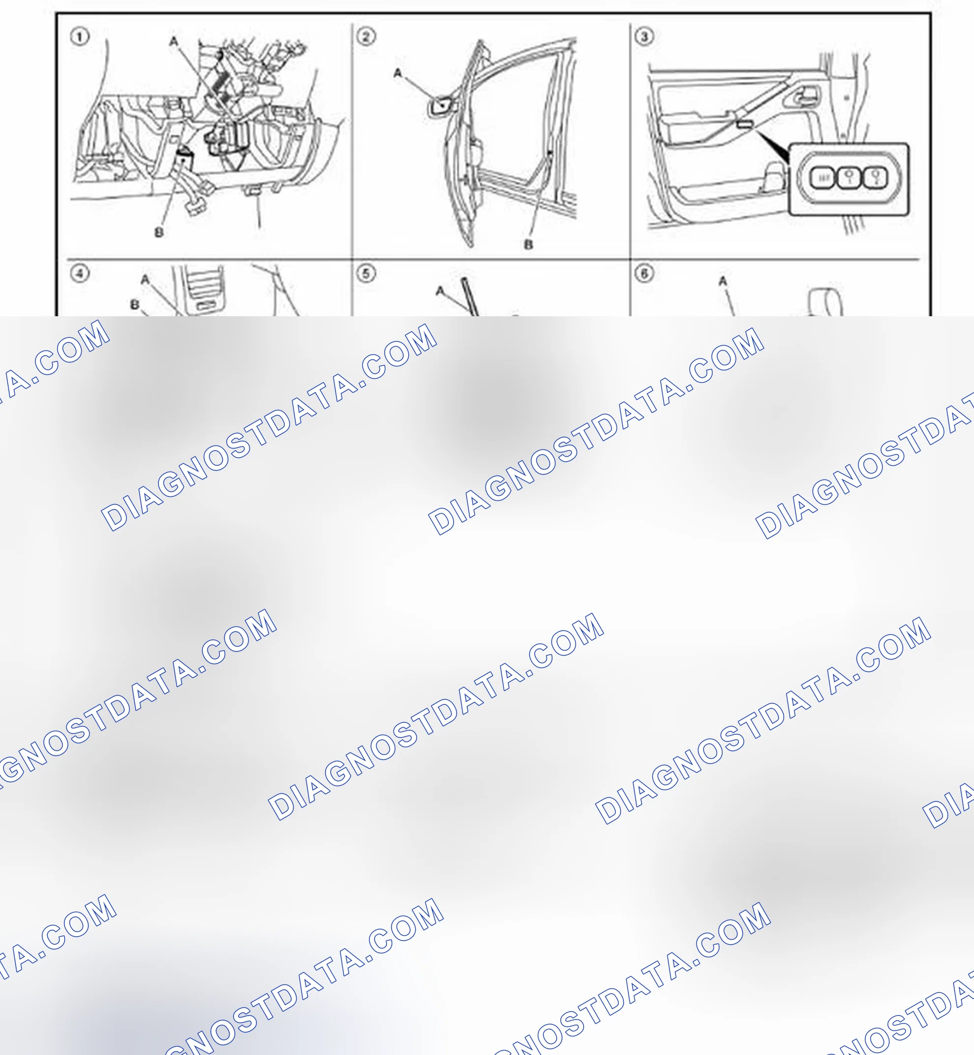 Scheme 150: AUTOMATIC DRIVE POSITIONER SYSTEM: Component Parts Location