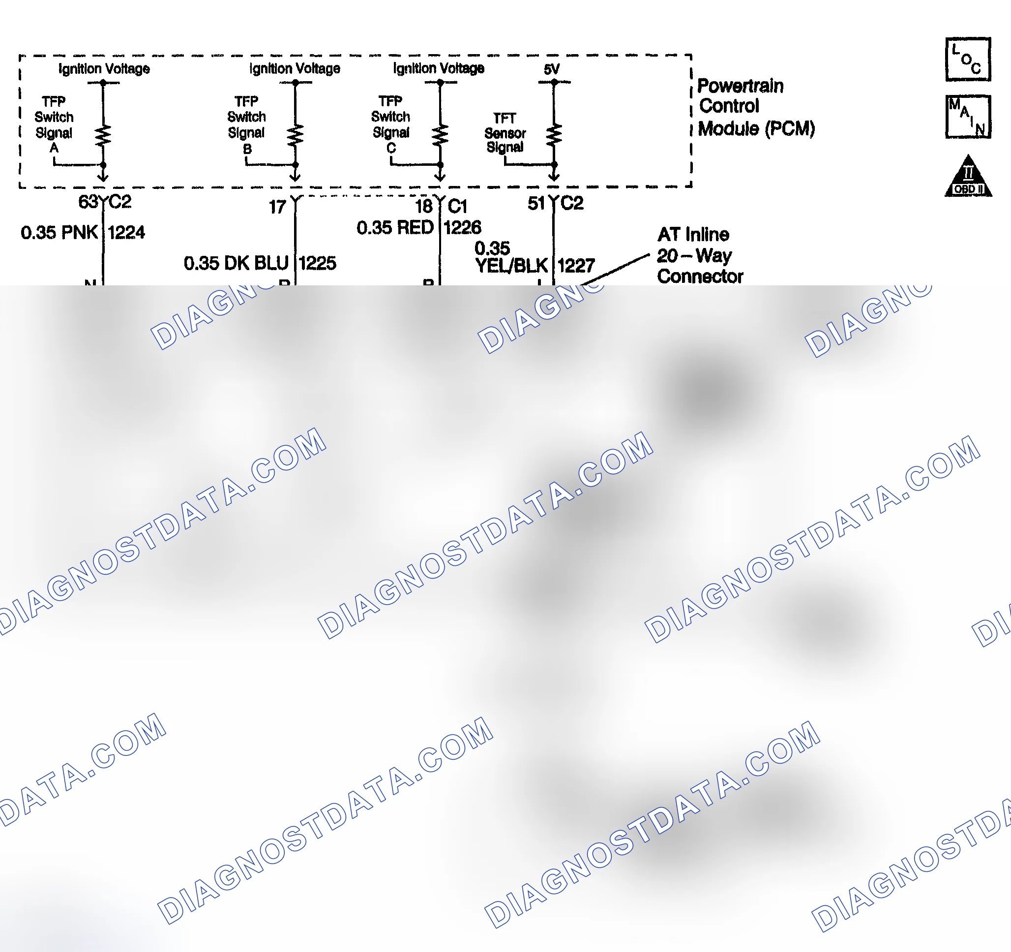 Scheme 271: DTC P0711 (5.3L): TFT Sensor Circuit Range/Performance