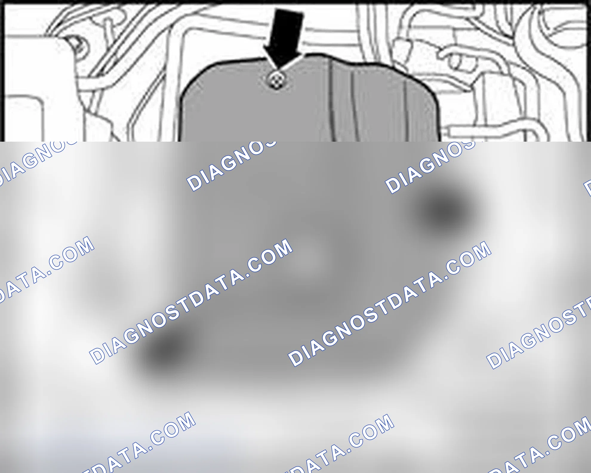 Scheme 317: Engine cover: Removing