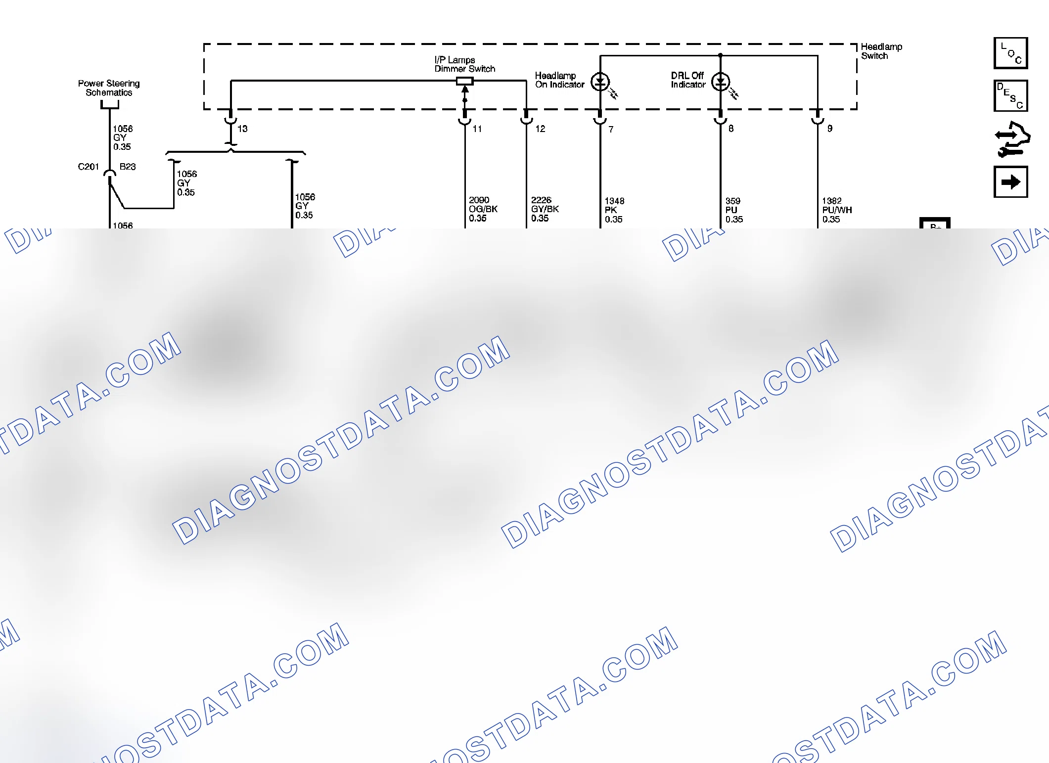 Scheme 27: Interior Lights Dimming Schematics
