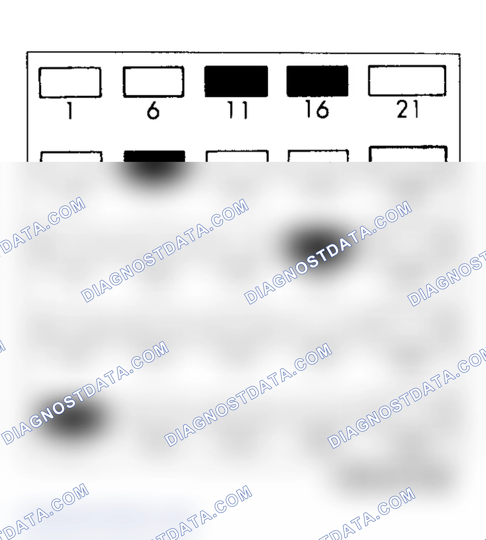 Scheme 10: FUSE PANEL IDENTIFICATION (1992 TORONADO & TROFEO)