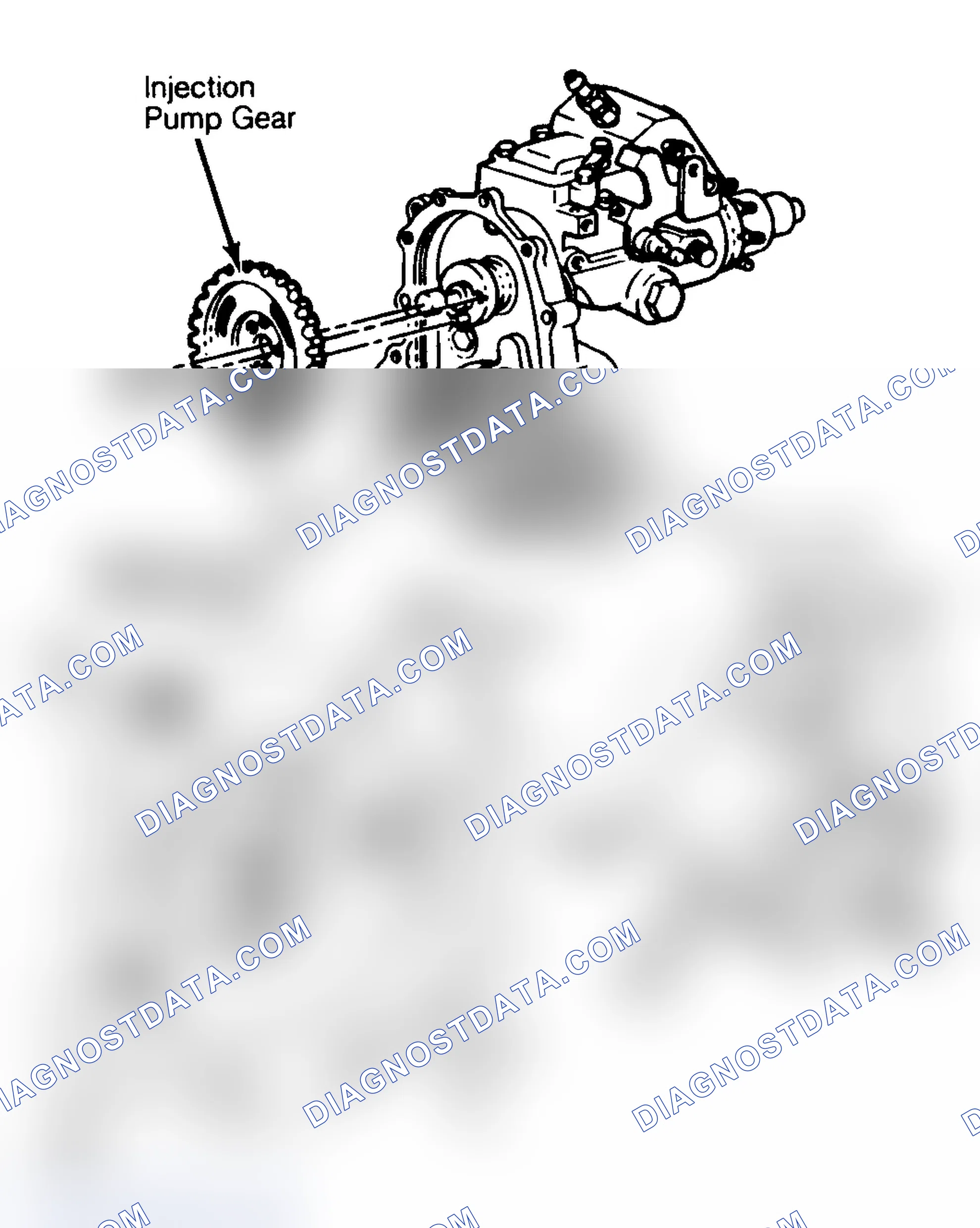 Scheme 27: Injection Pump Timing Mark Locations