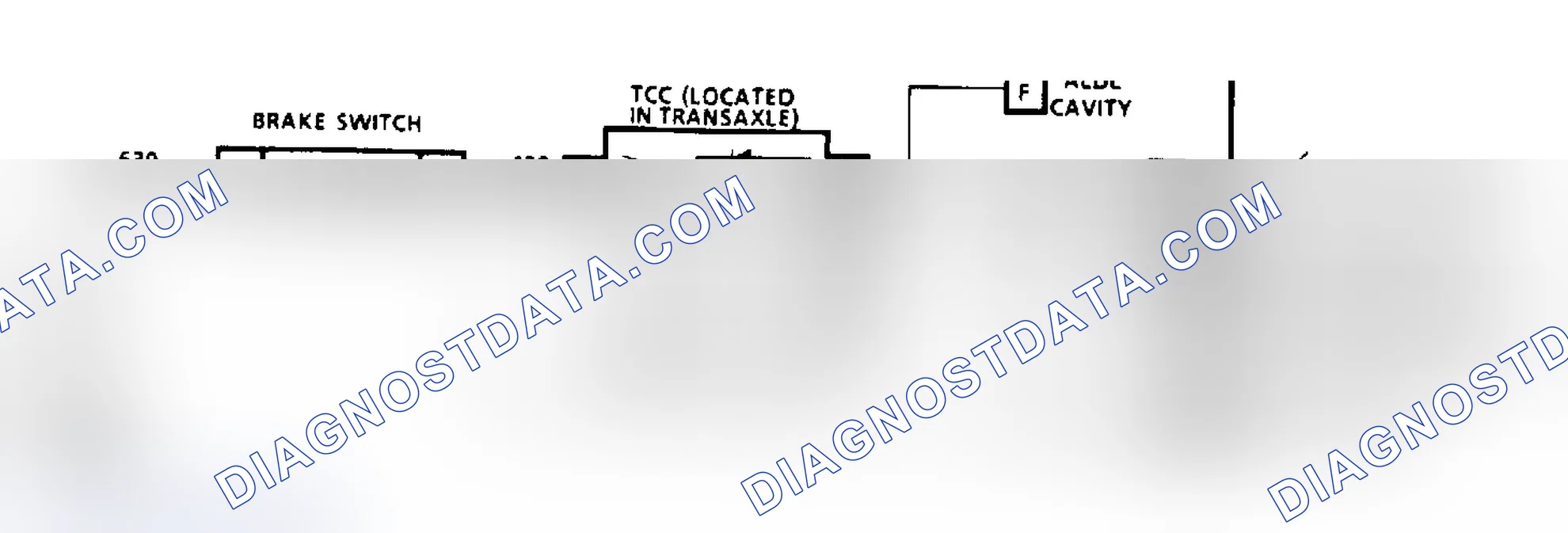 Scheme 498: Chart C8 Schematic, TCC (3.3L "A" Body W/ 125-C Trans.)