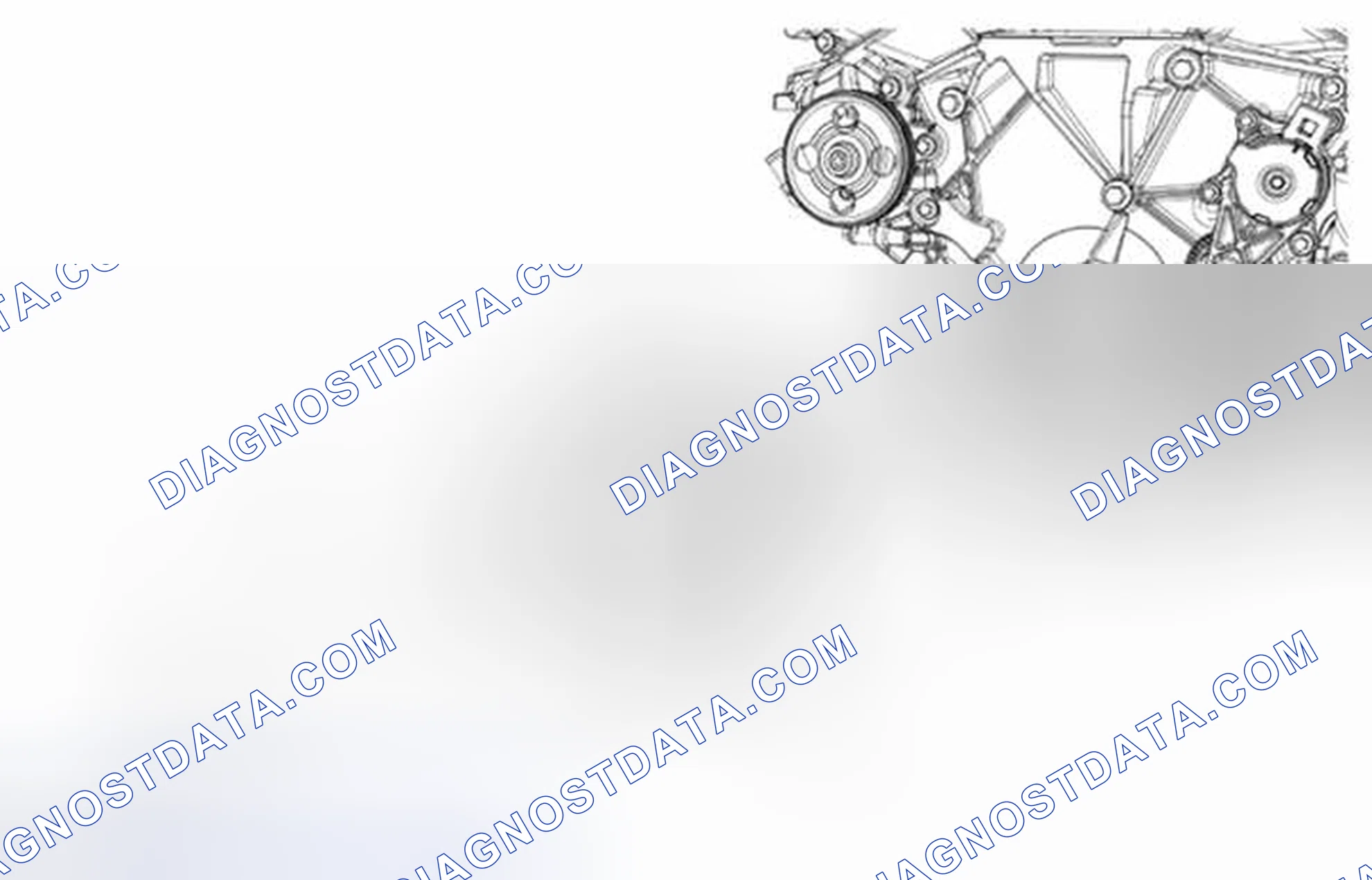 Scheme 991: Crankshaft Pulley and Crankshaft Front Seal - Exploded View