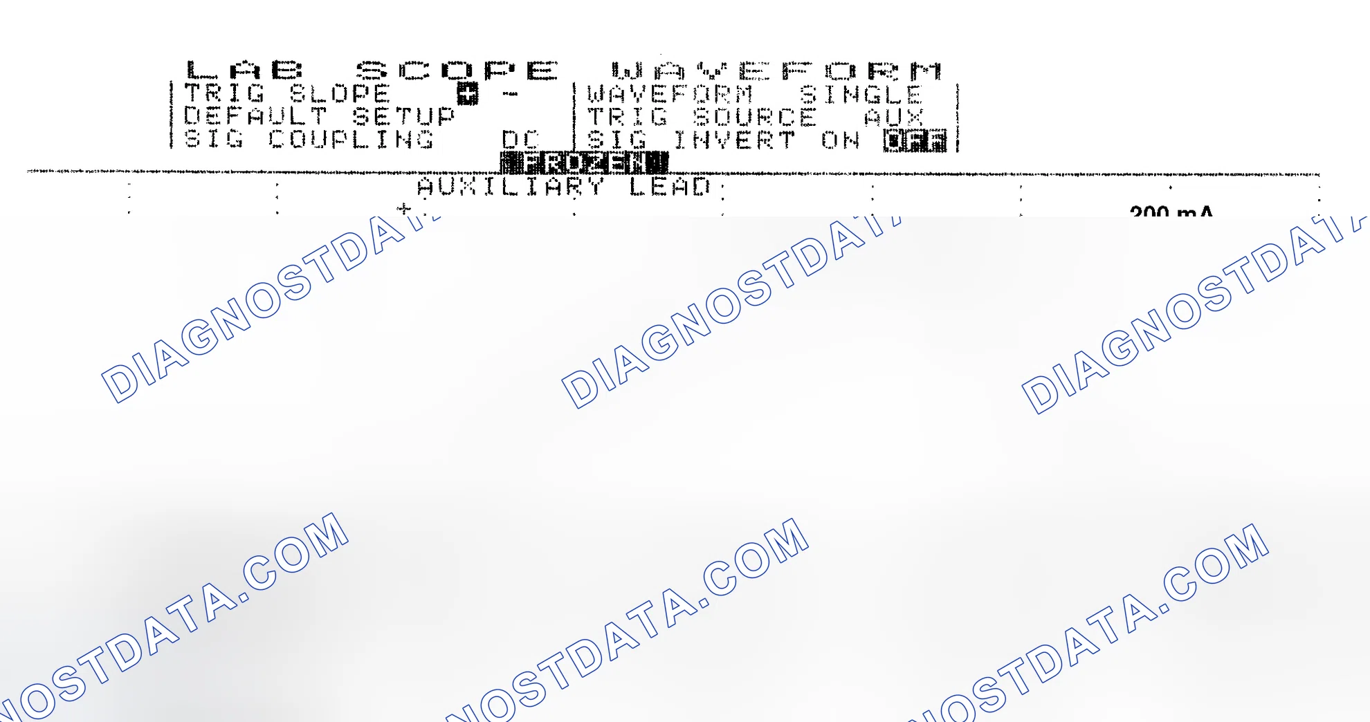 Scheme 13: Single Injector w/Normal Current Flow - Current Pattern