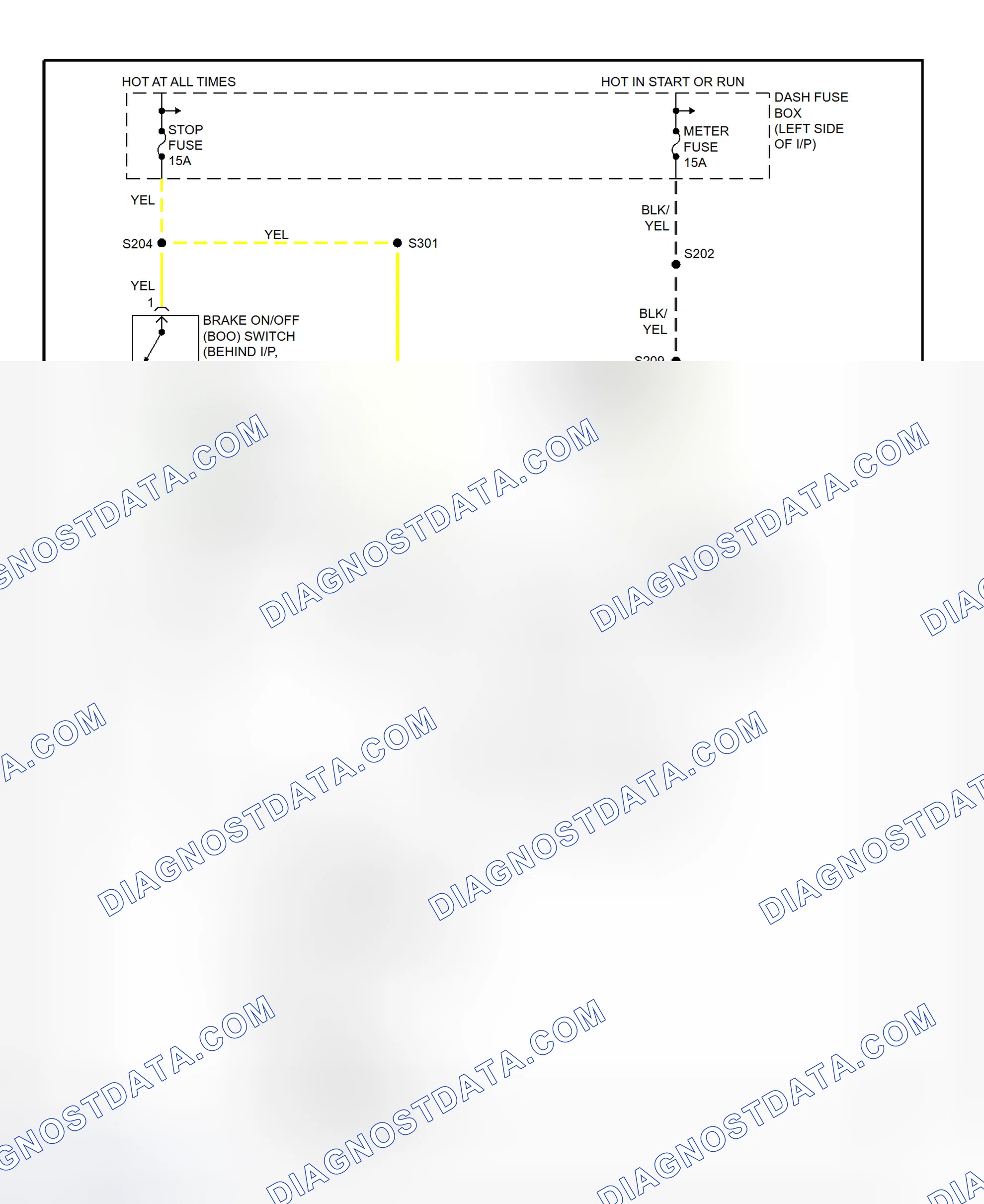 Scheme 62: Shift Interlock System Wiring Diagram (1997 Aspire)