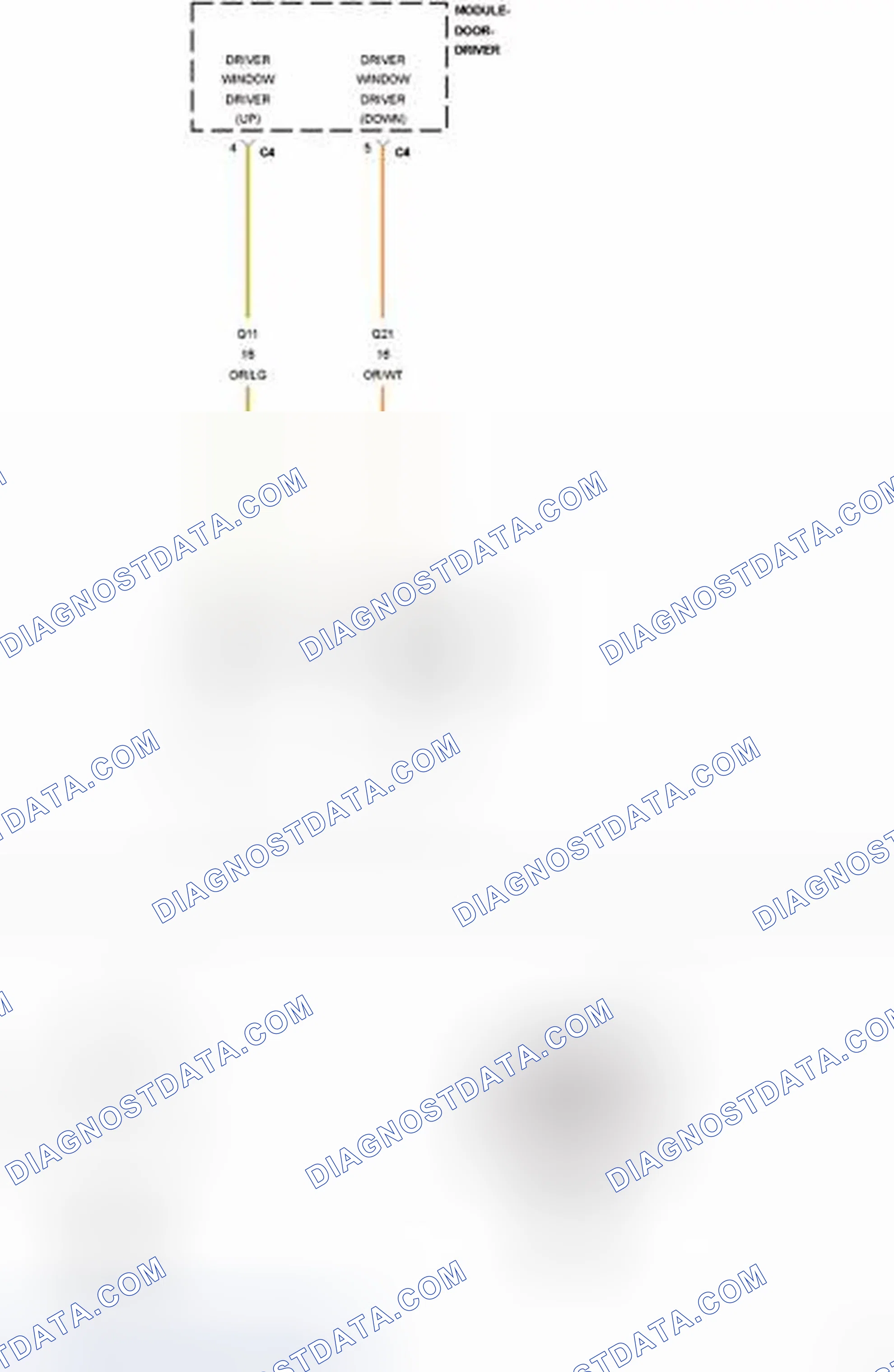 Scheme 40: B1853-11-DRIVER WINDOW CONTROL - CIRCUIT SHORT TO GROUND