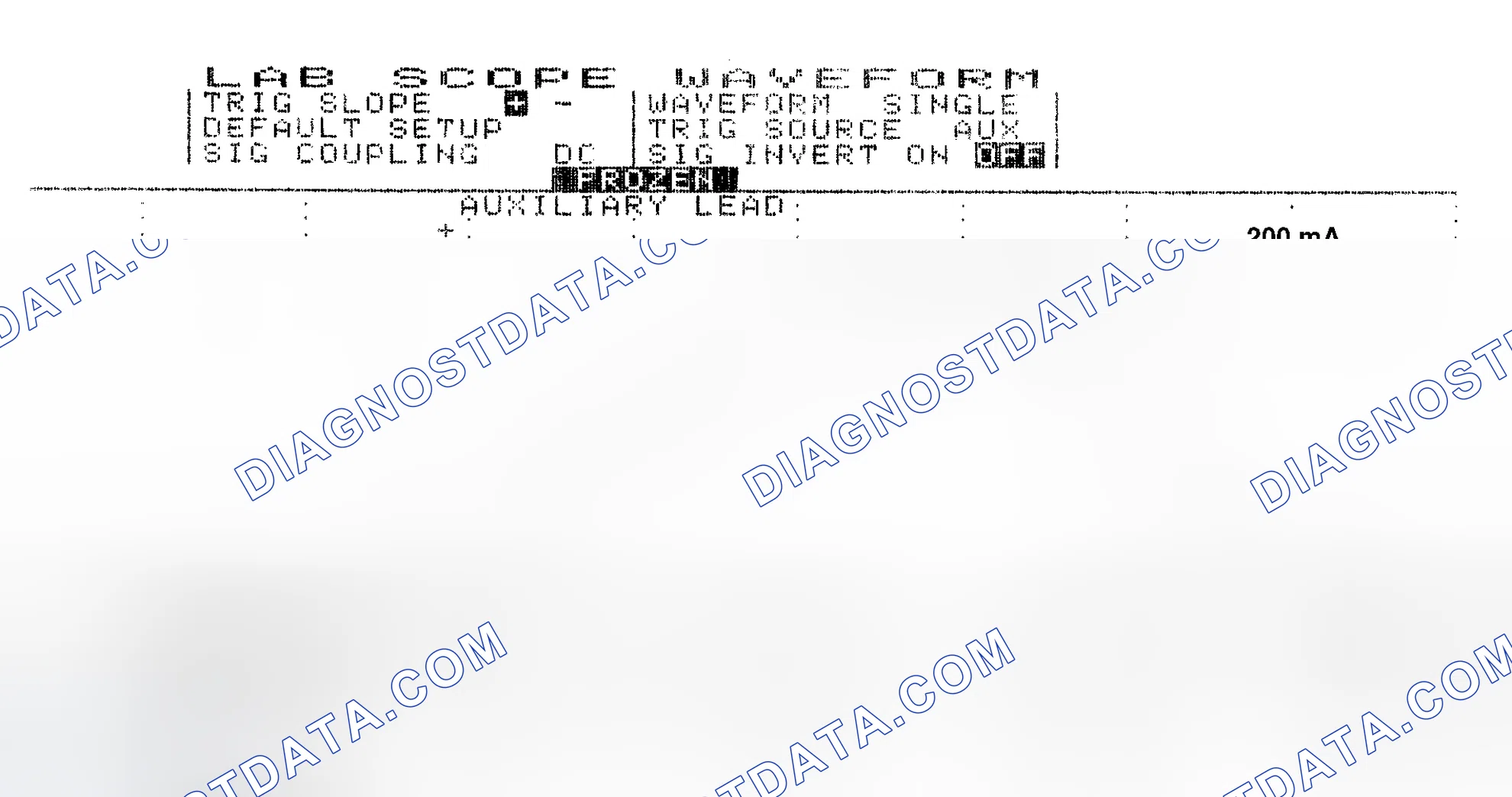 Scheme 13: Single Injector w/Normal Current Flow - Current Pattern
