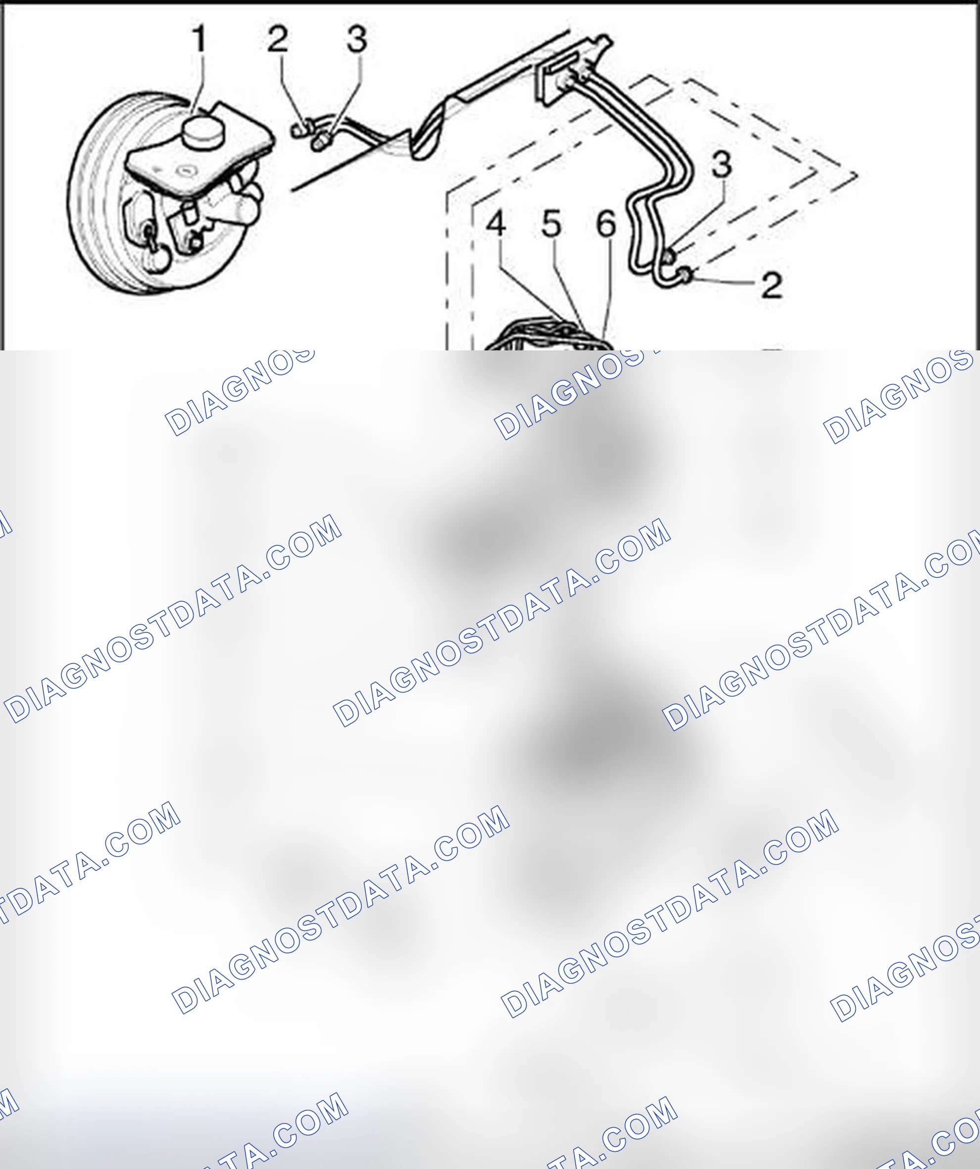 Scheme 10: Hydraulic unit and brake lines