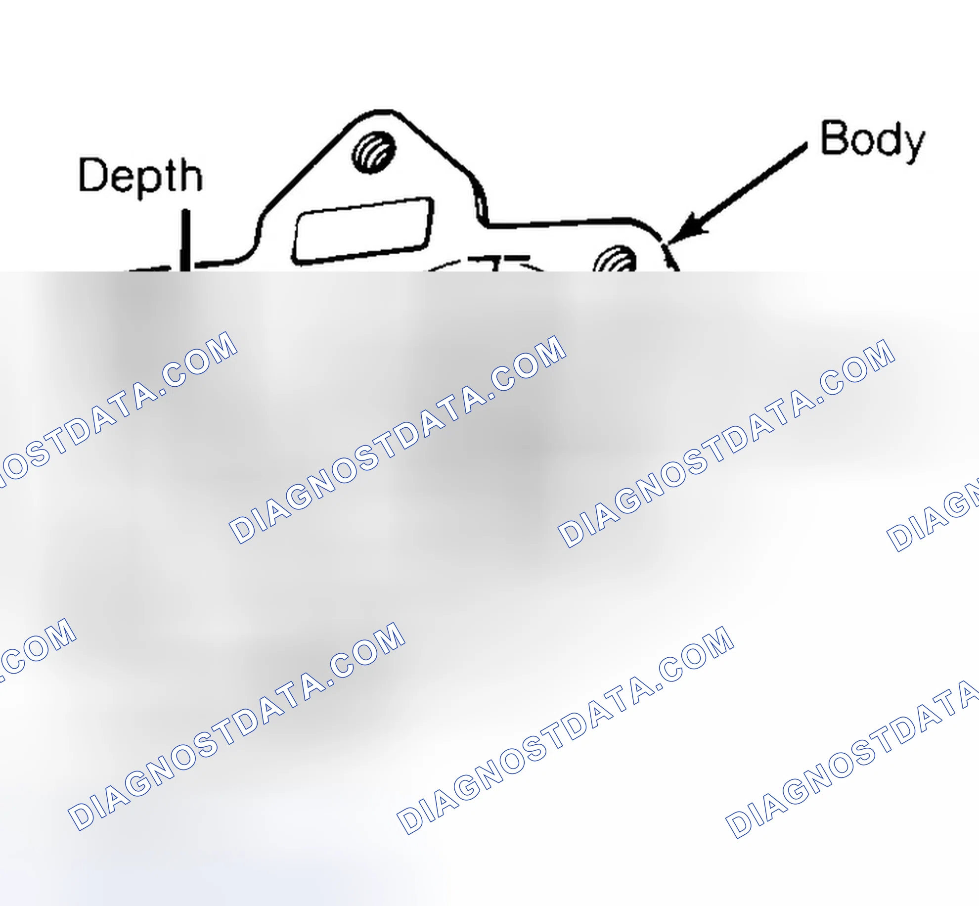 Scheme 35: Measuring Oil Pump Gear Cavity