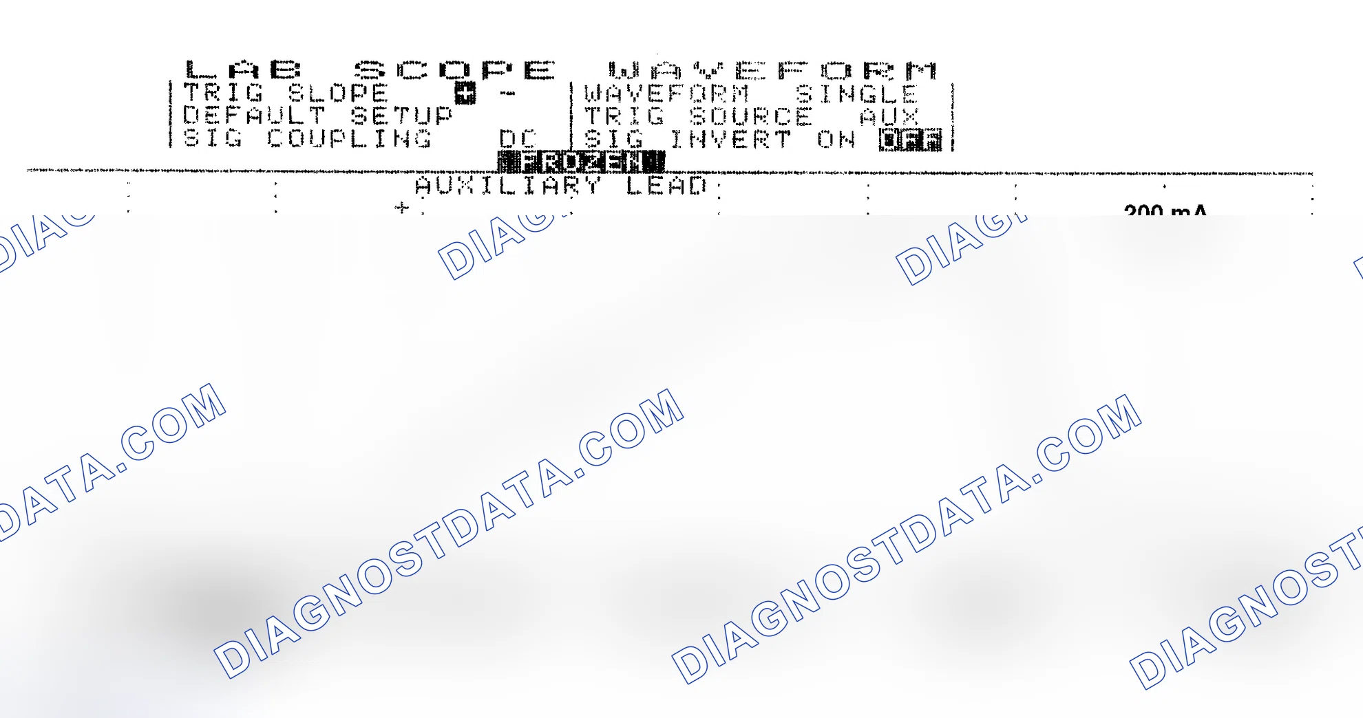 Scheme 13: Single Injector w/Normal Current Flow - Current Pattern