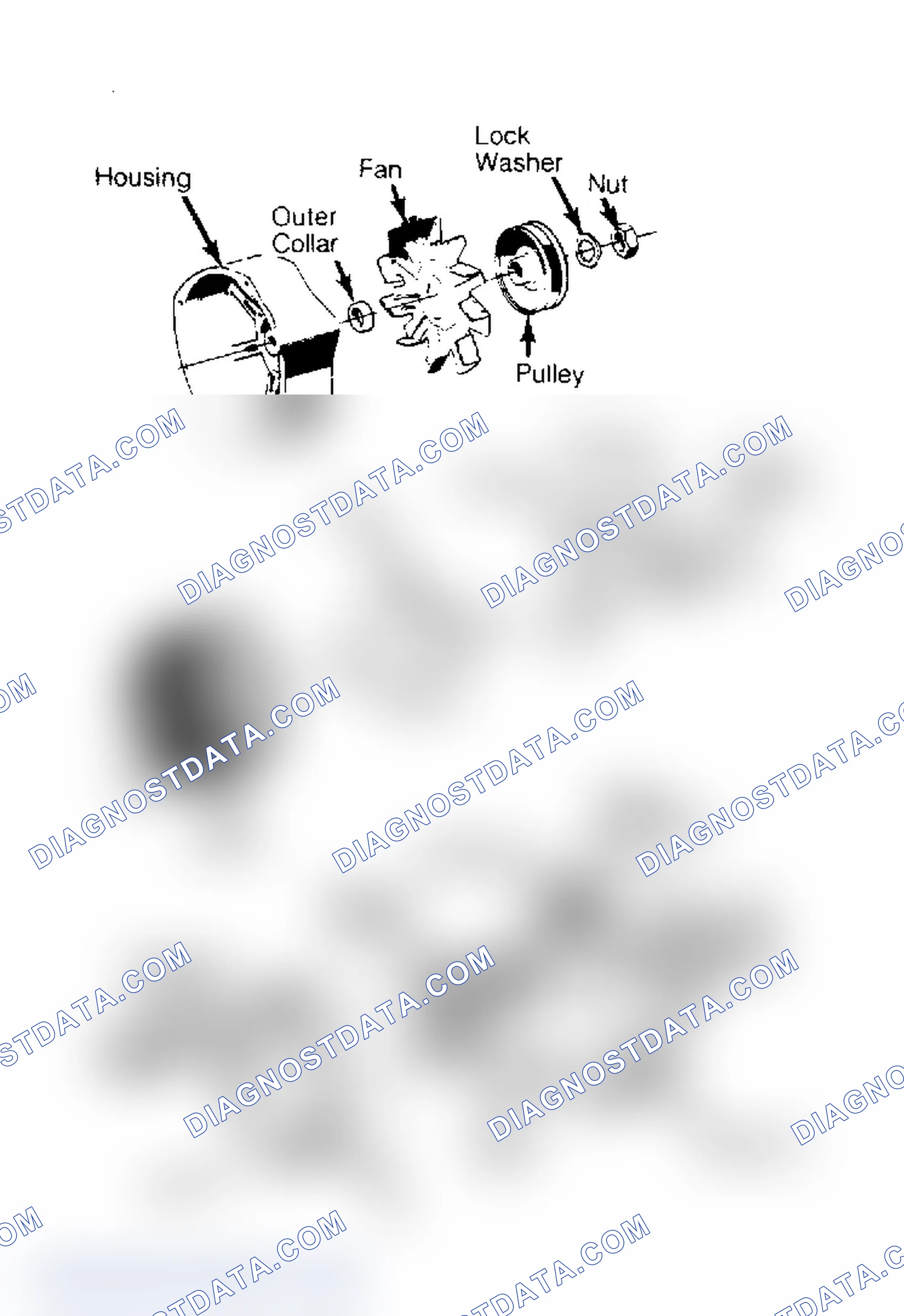 Scheme 7: Exploded View of Delcotron Alternator Model 10SI