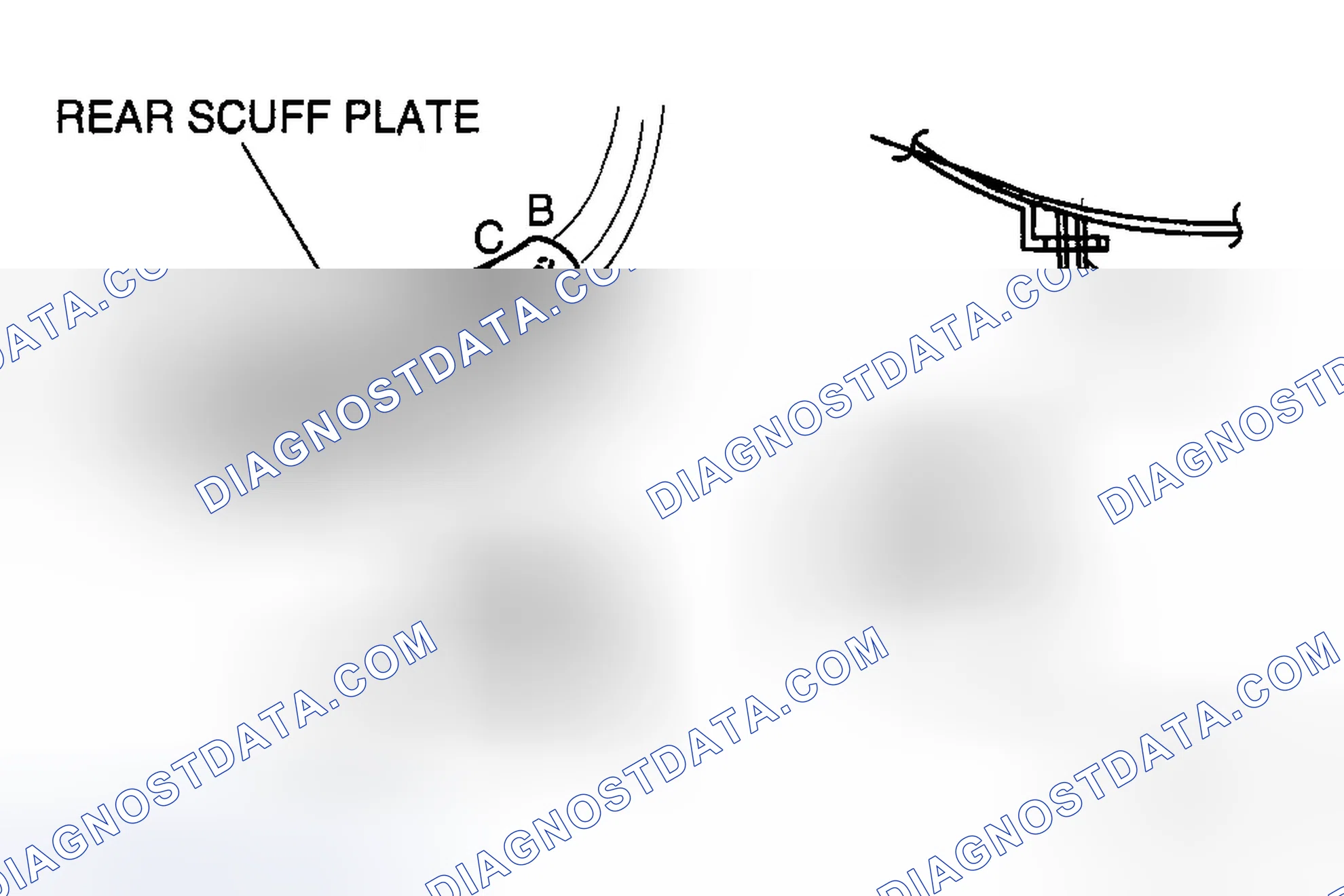Scheme 31: REAR SCUFF PLATE REMOVAL/INSTALLATION