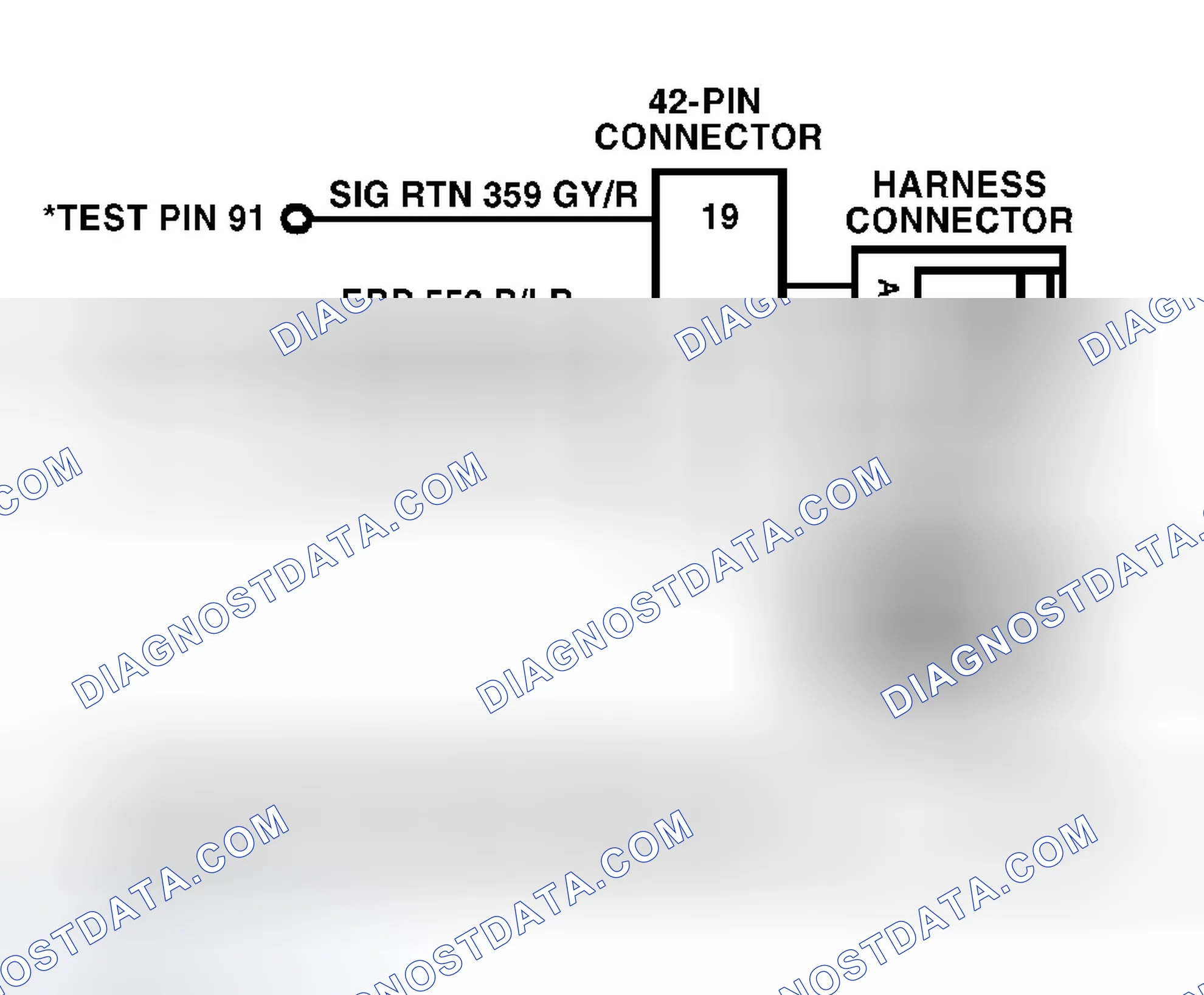 Scheme 106: Exhaust Backpressure Sensor Circuit & Connector Terminals