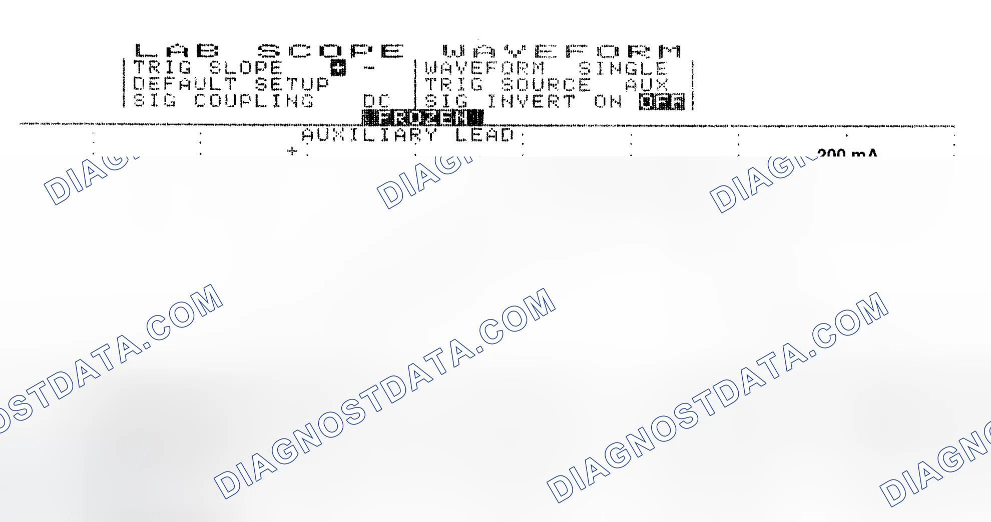 Scheme 13: Single Injector w/Normal Current Flow - Current Pattern