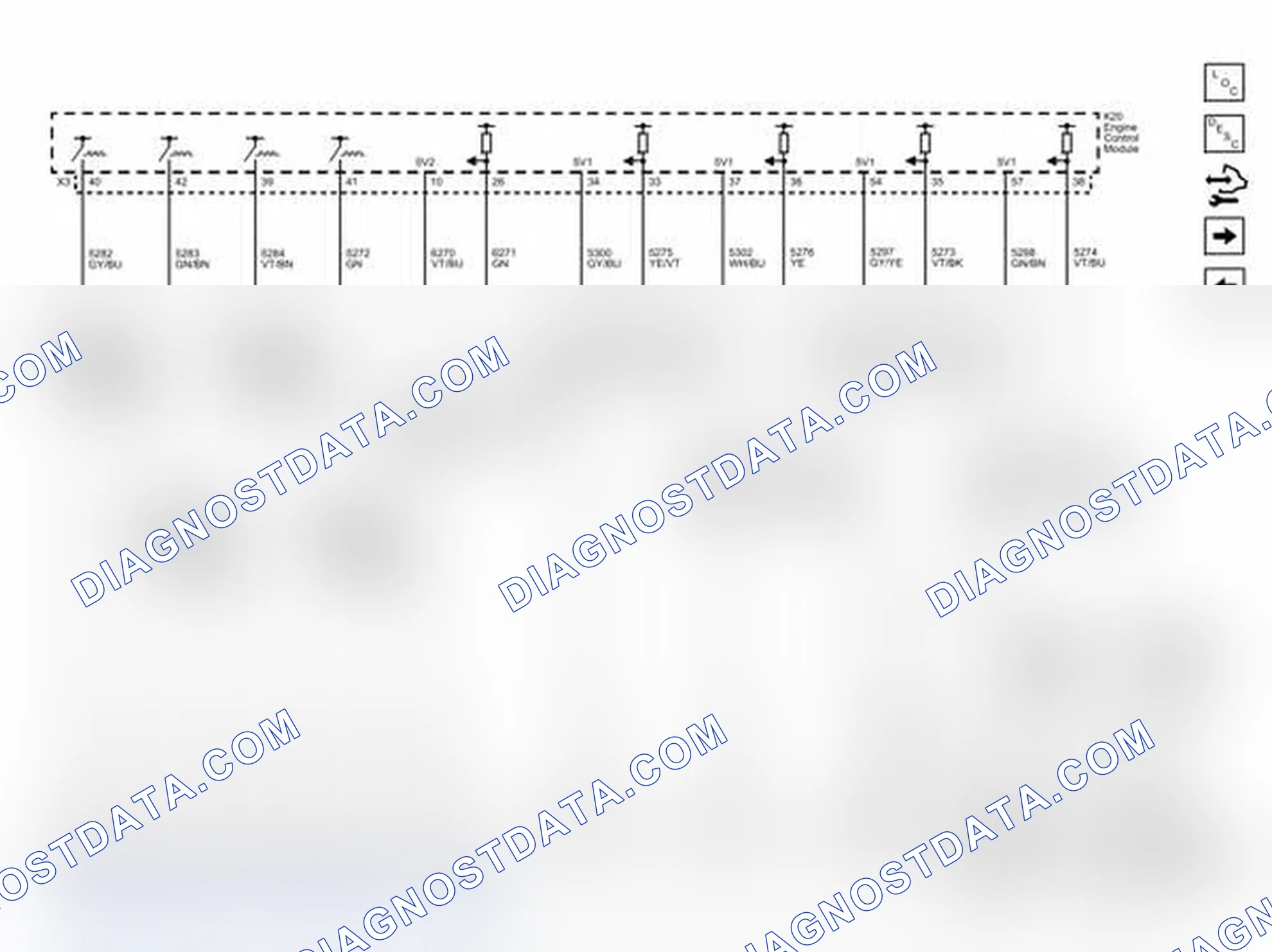 Scheme 142: Ignition Controls - CKP, CMP, and Knock Sensors, CMP Actuators