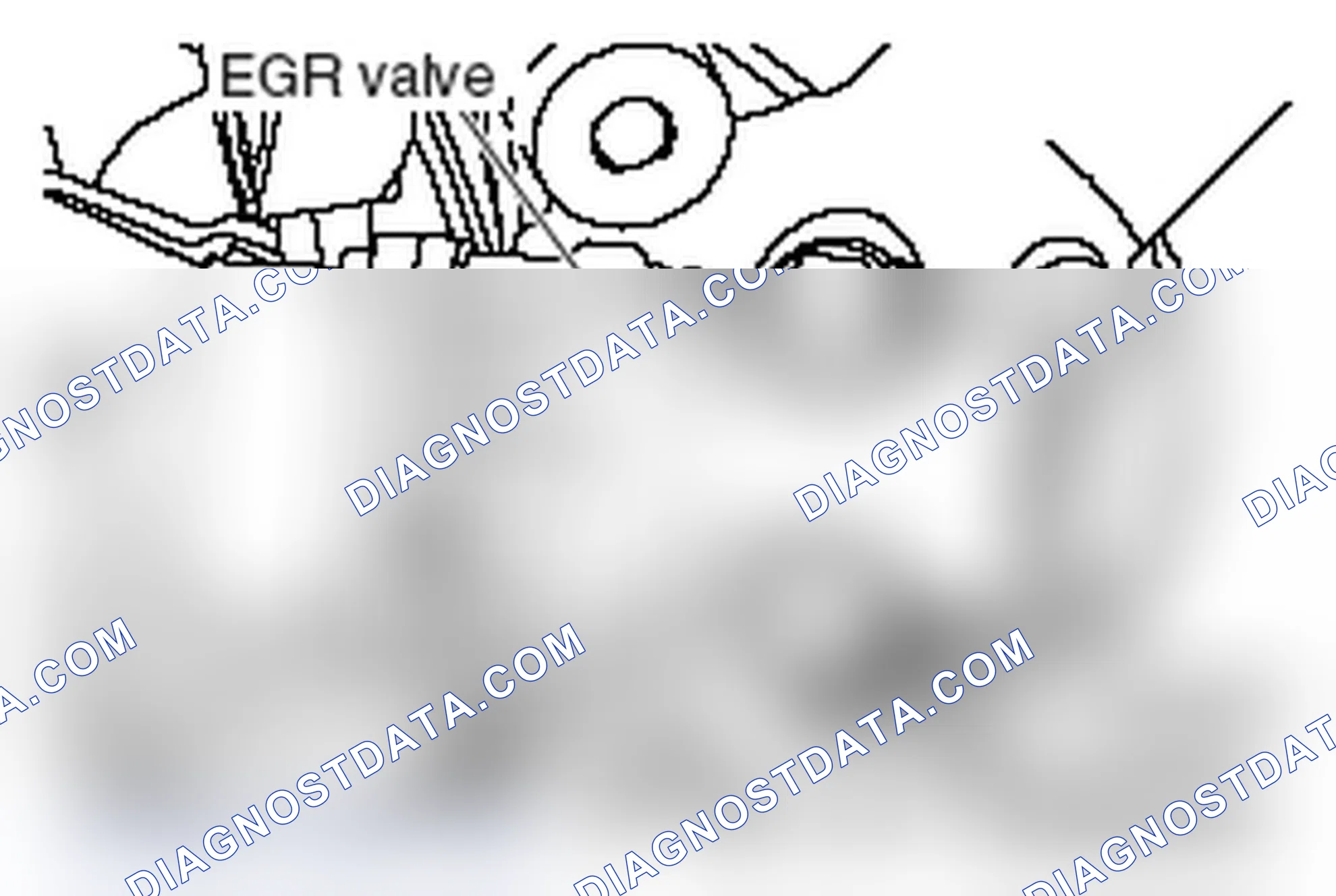 Scheme 34: >> B << EGR VALVE GASKET INSTALLATION