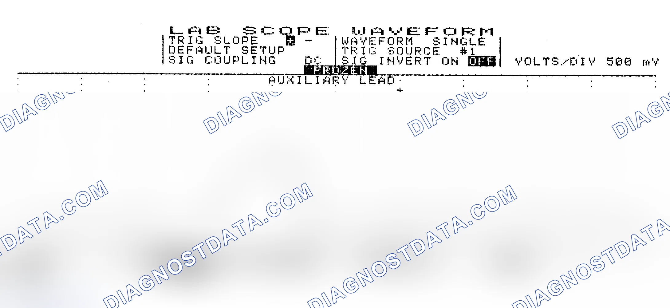 Scheme 10: Single Injector w/Excessive Current Flow - Current Pattern