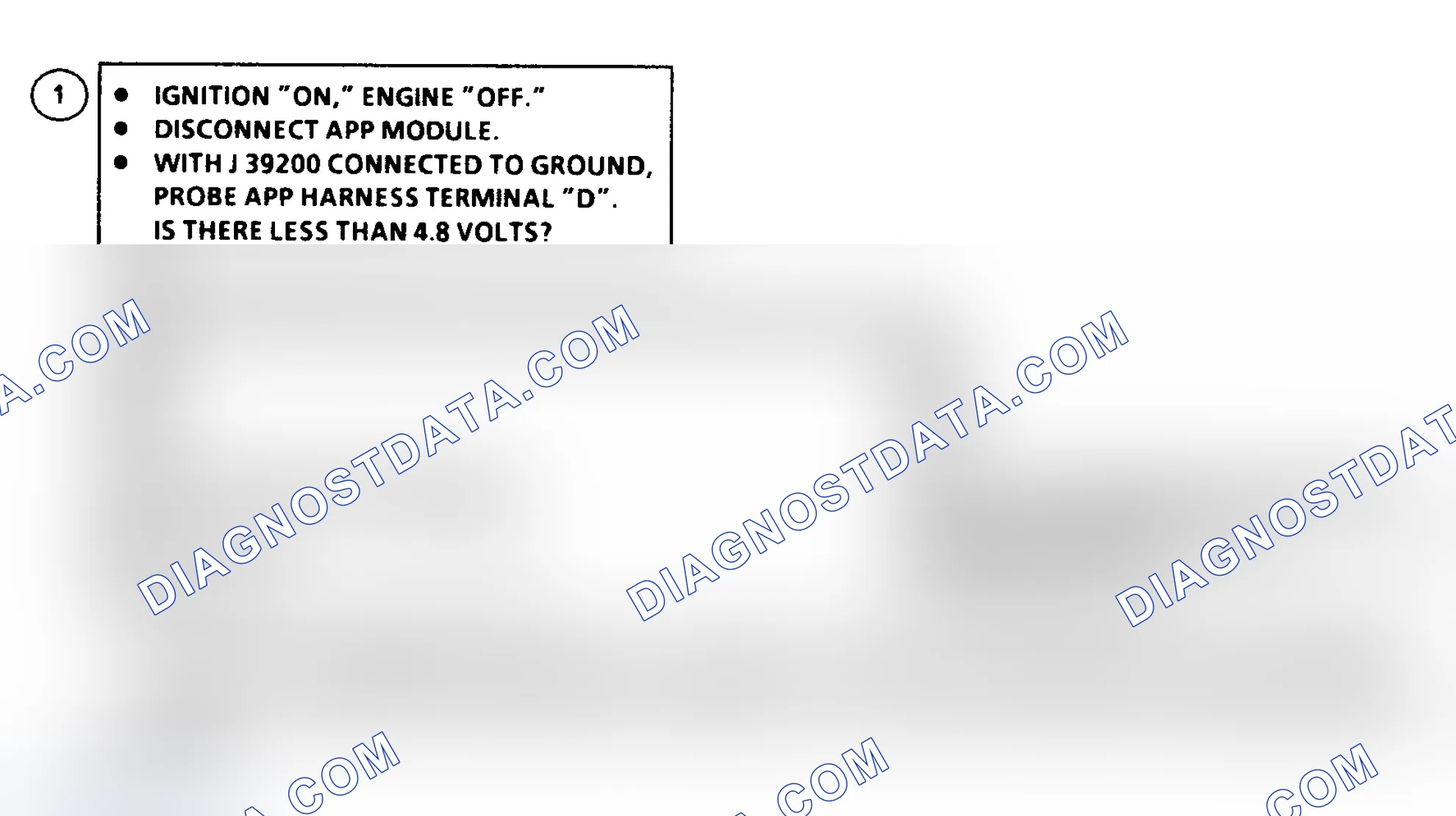 Scheme 225: DTC 99 Flow Chart ("C" & "K" Series) APP No. 2 (5-Volt Reference Fault)