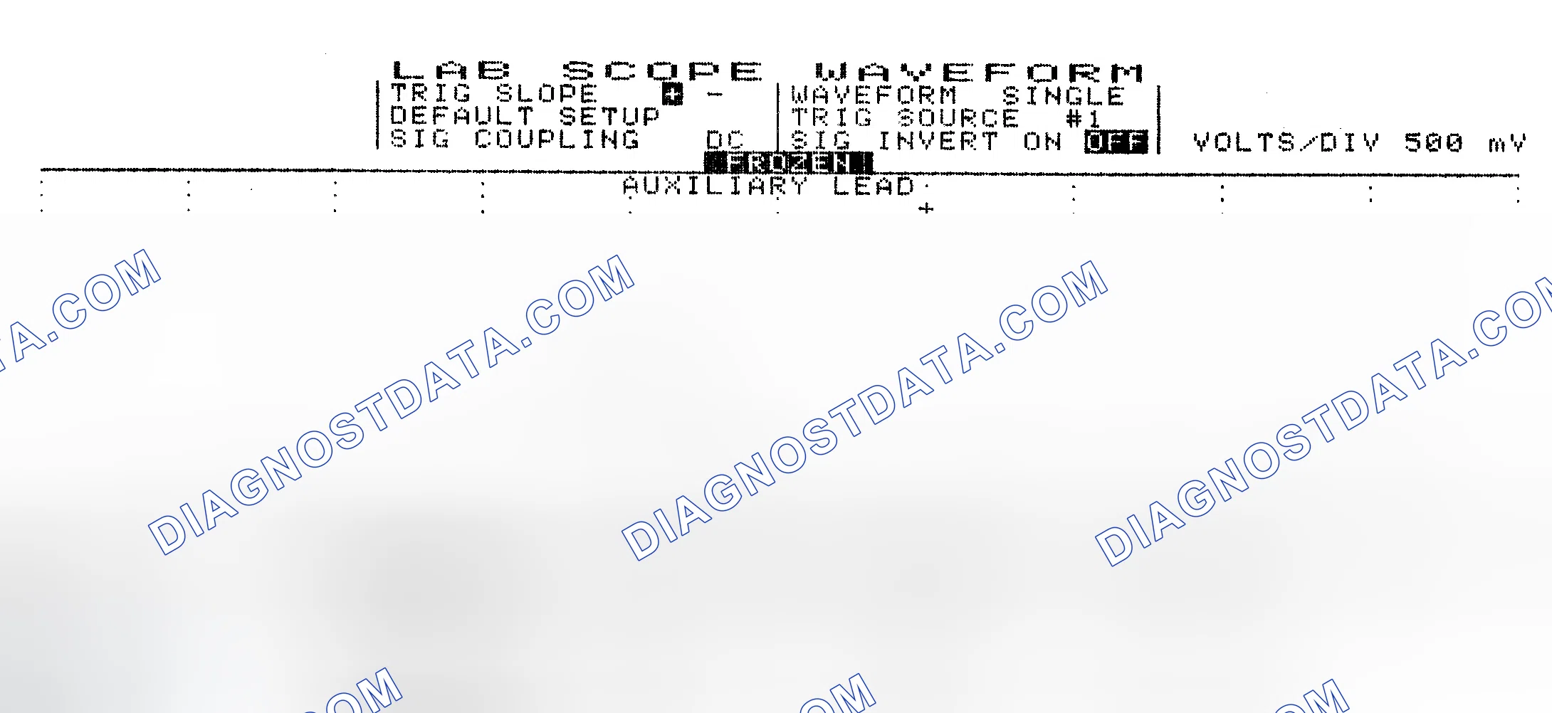 Scheme 10: Single Injector w/Excessive Current Flow - Current Pattern