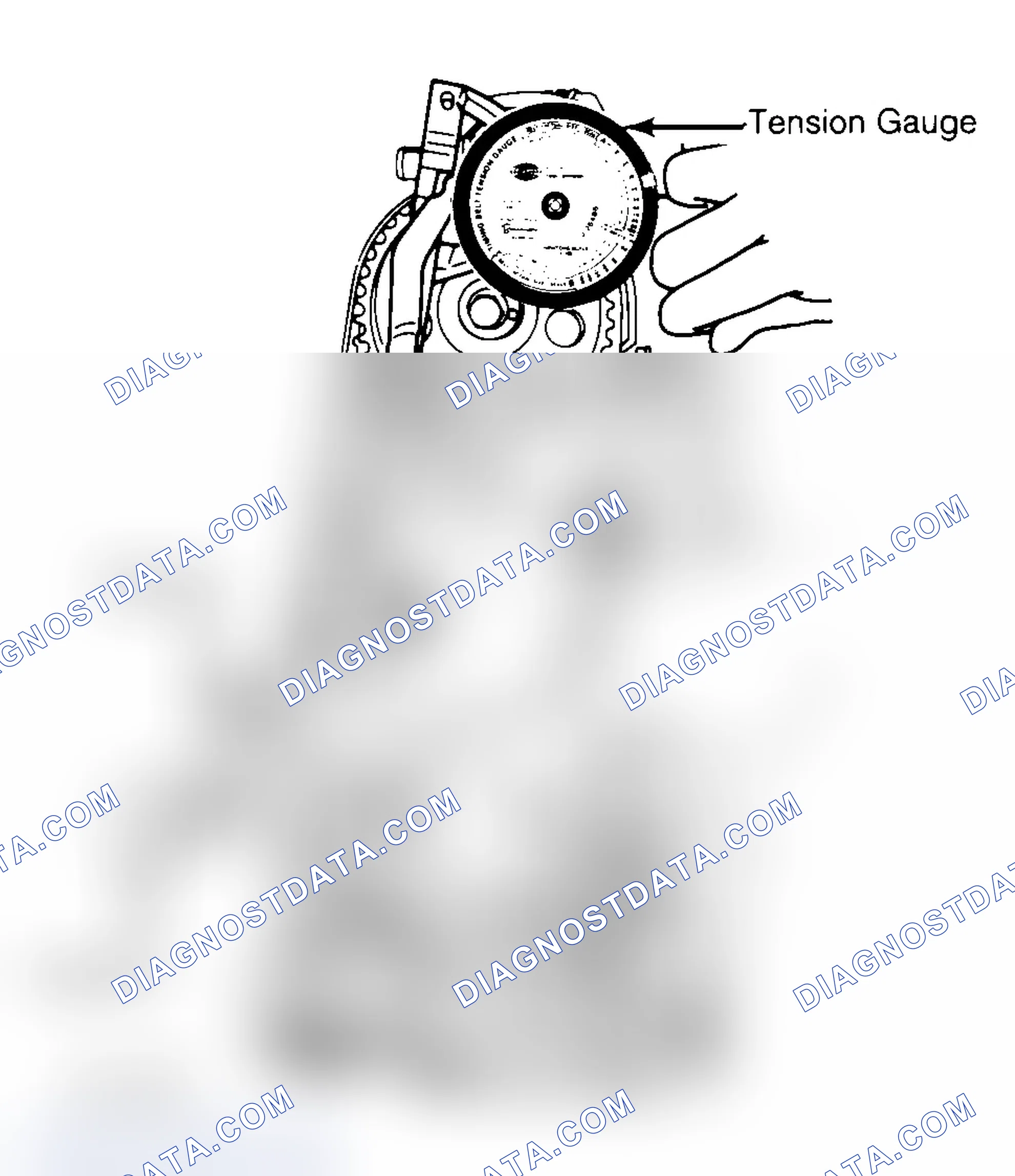 Scheme 28: Adjusting Typical Timing Belt Tension