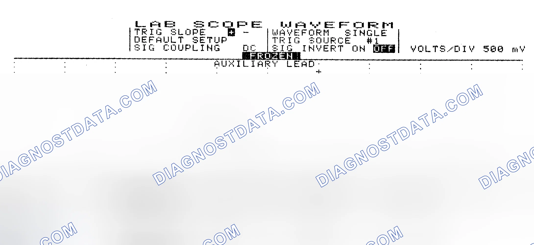 Scheme 10: Single Injector w/Excessive Current Flow - Current Pattern