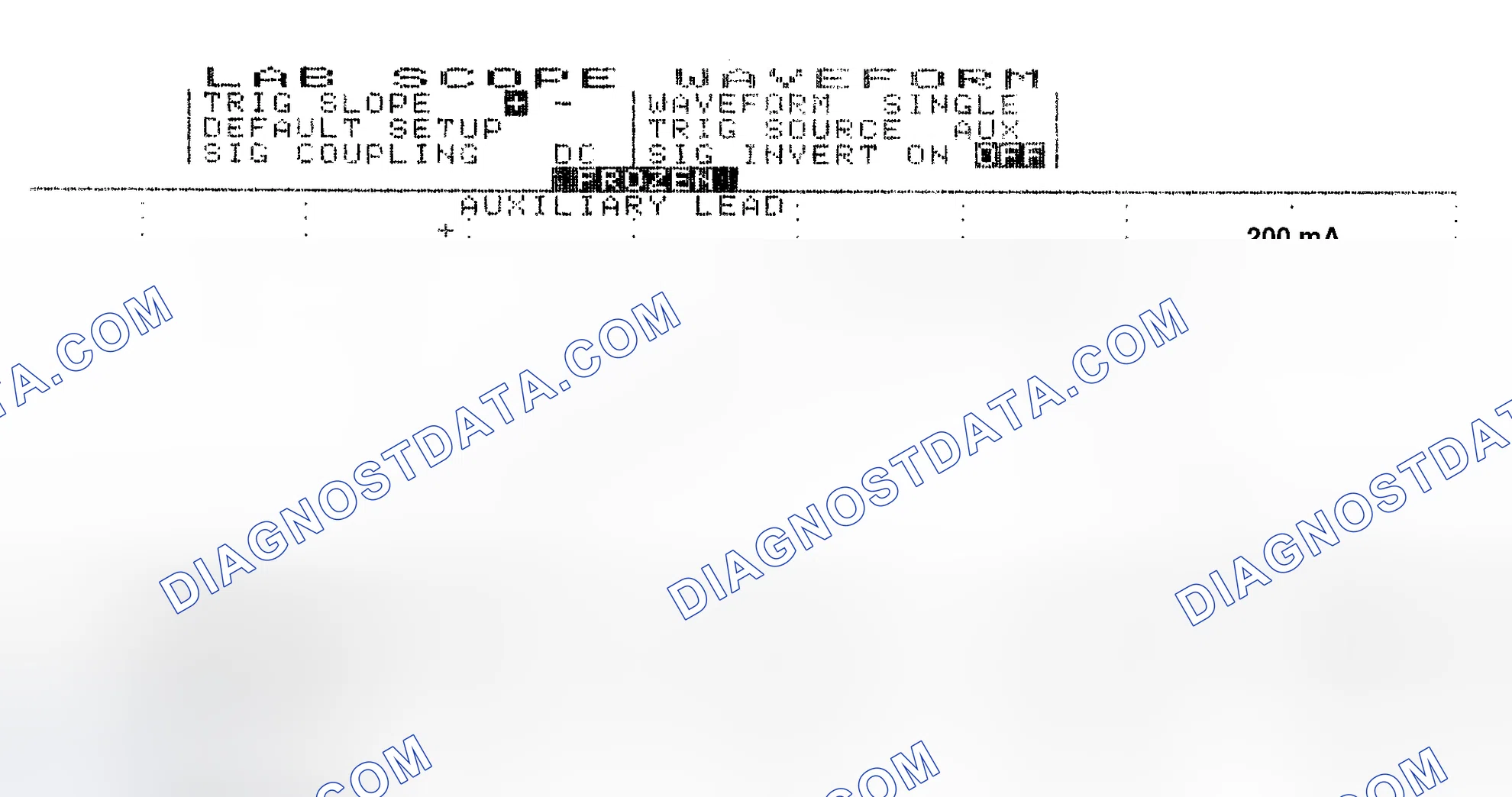 Scheme 13: Single Injector w/Normal Current Flow - Current Pattern