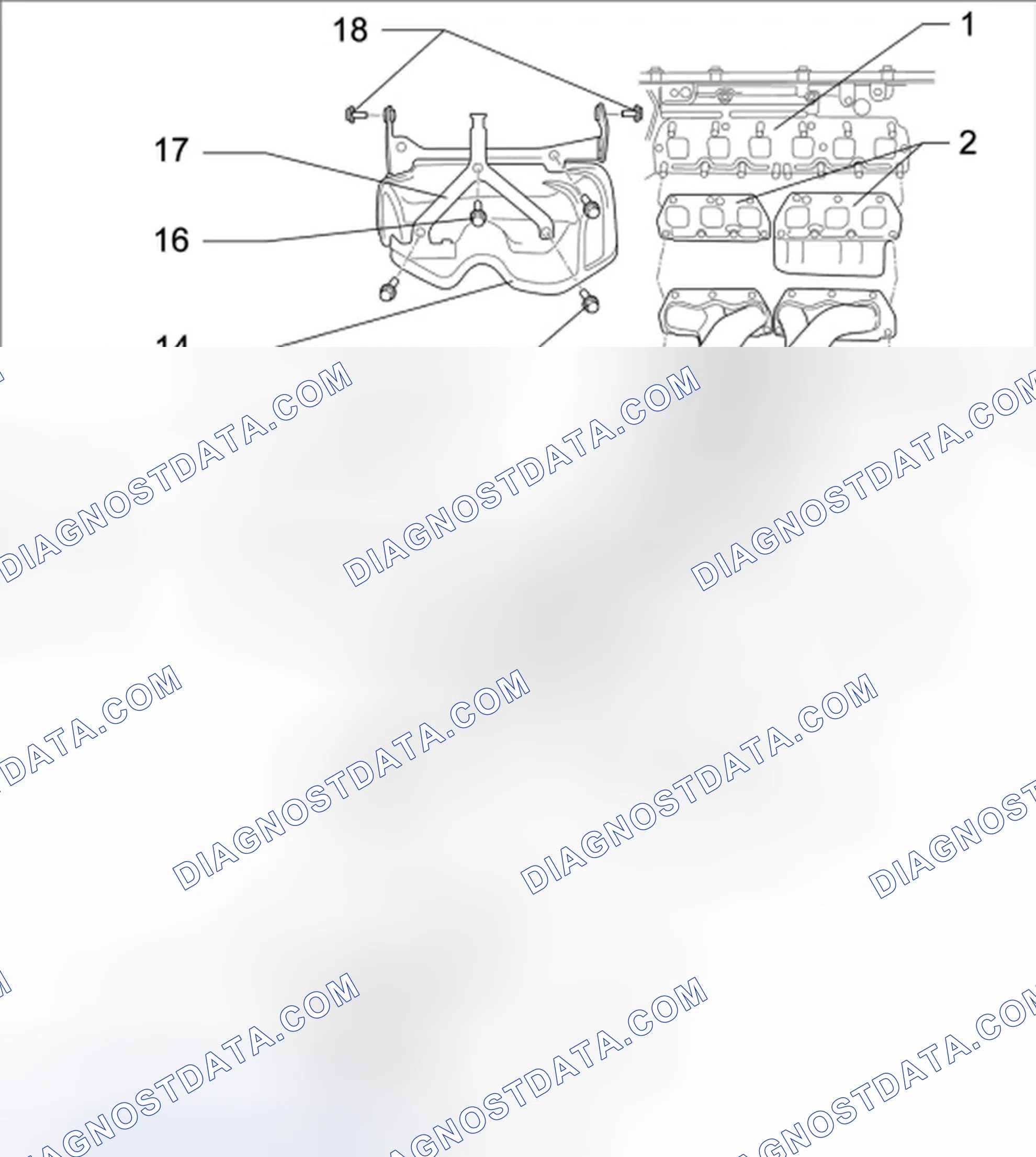 Scheme 127: Preliminary work: Removing oxygen sensors ahead of catalytic converter