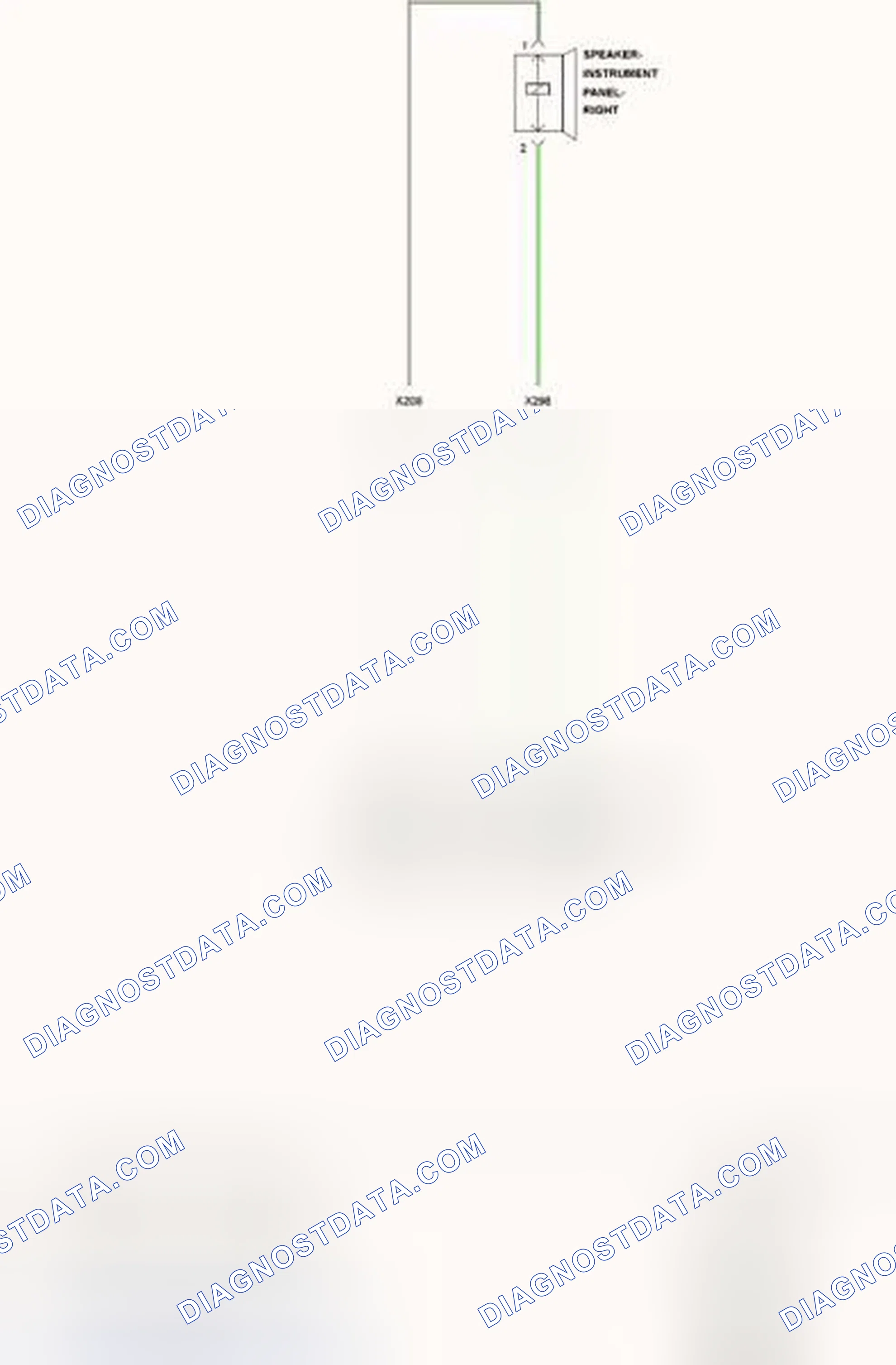 Scheme 53: B1466-CHANNEL 2 AUDIO SPEAKER OUTPUT CIRCUIT LOW