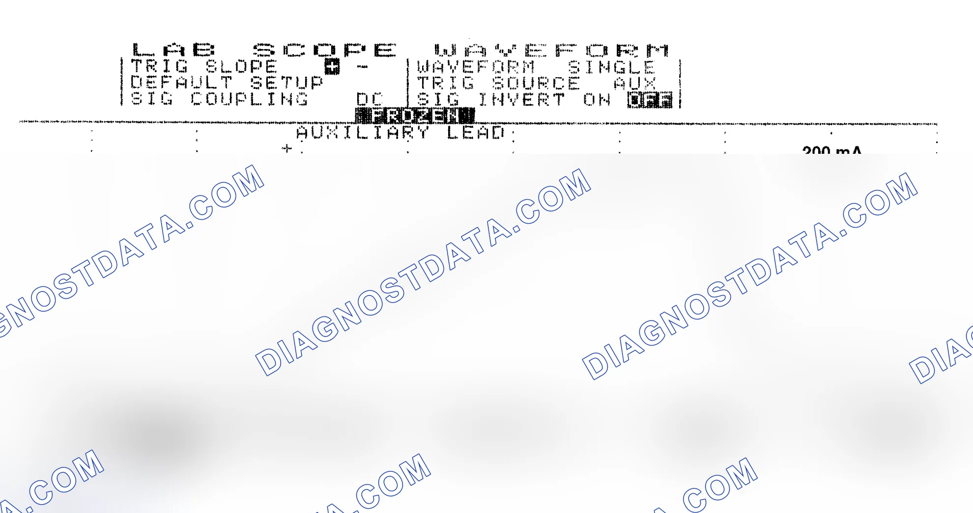 Scheme 13: Single Injector w/Normal Current Flow - Current Pattern