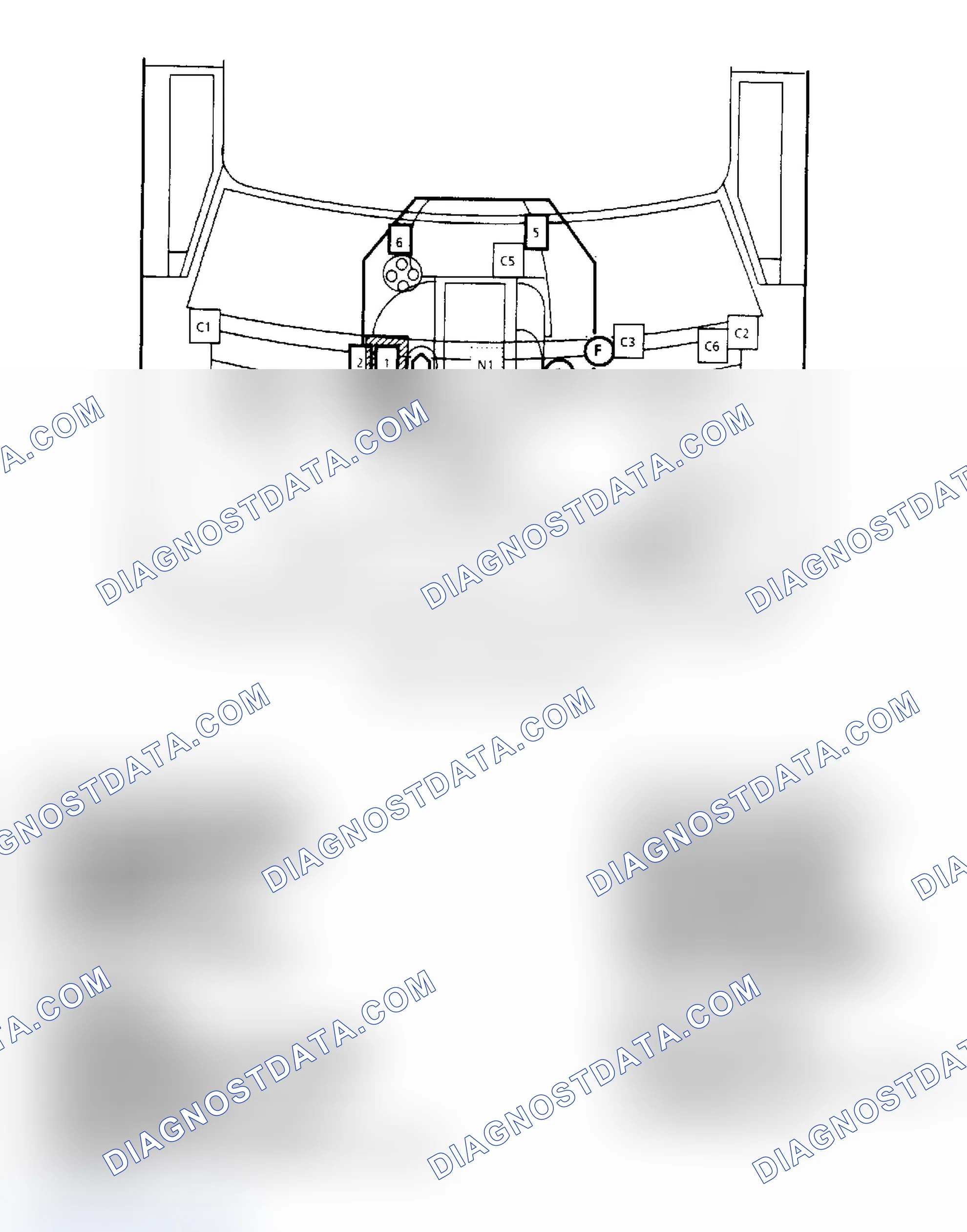 Scheme 141: Component Locations for Astro & Safari 2.5L