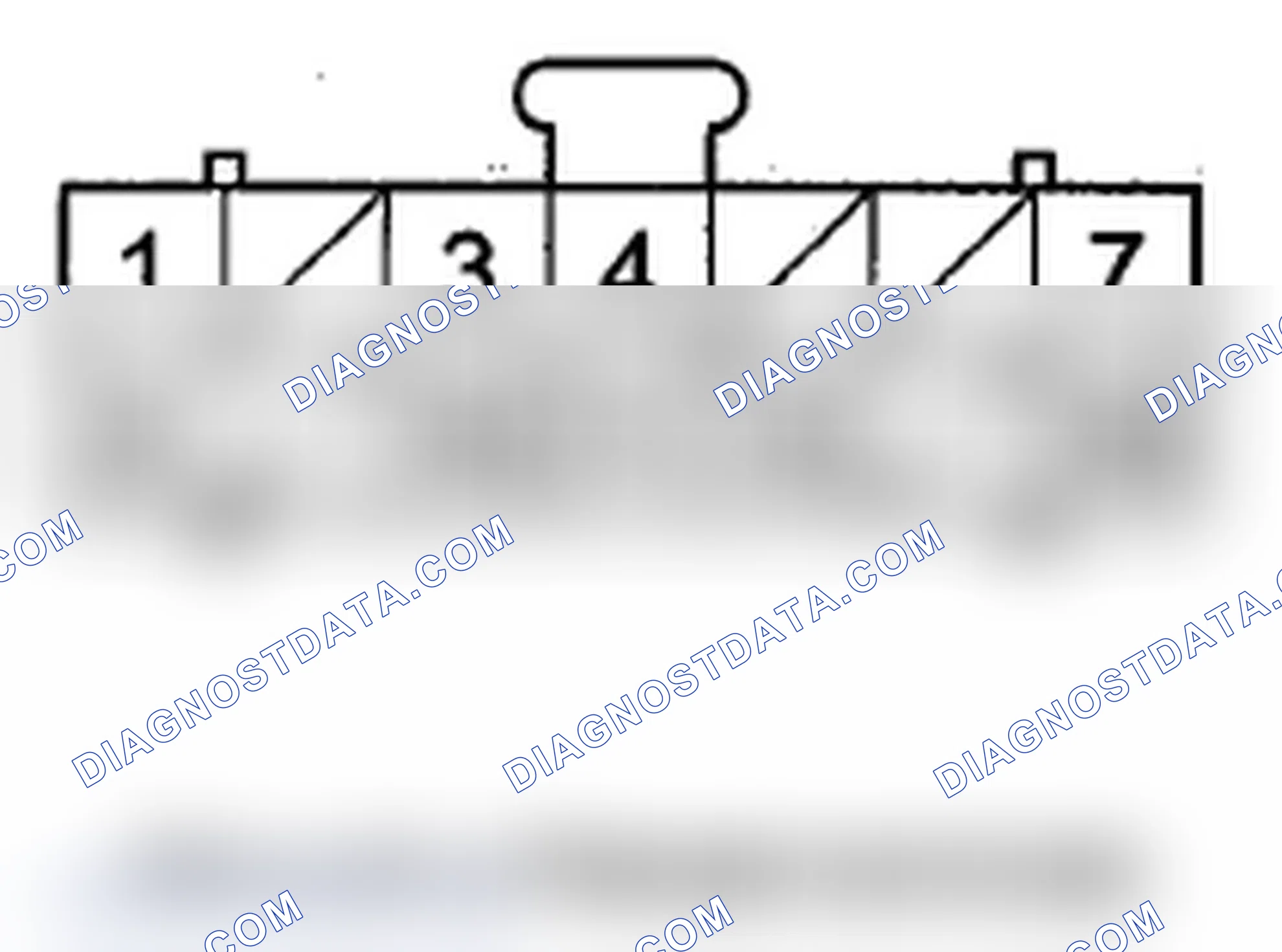Scheme 57: Active Damper Control Unit Inputs and Outputs for Connector B (14P)