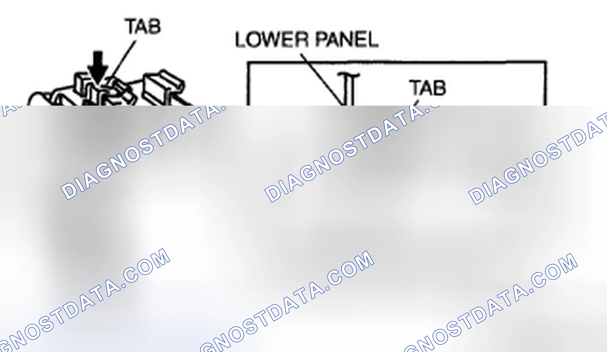 Scheme 8: Hood Release Lever Removal Note