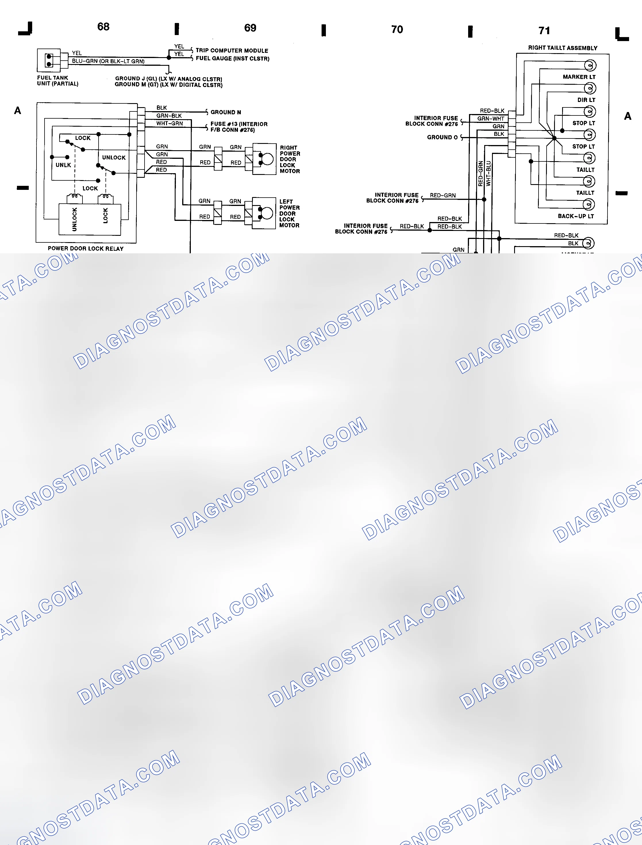 Scheme 9: Power Mirror Switch - Probe (Grid E 68-70)