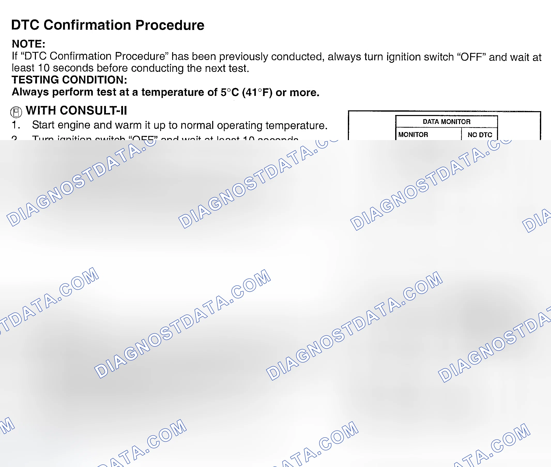 Scheme 436: DTC Confirmation Procedure