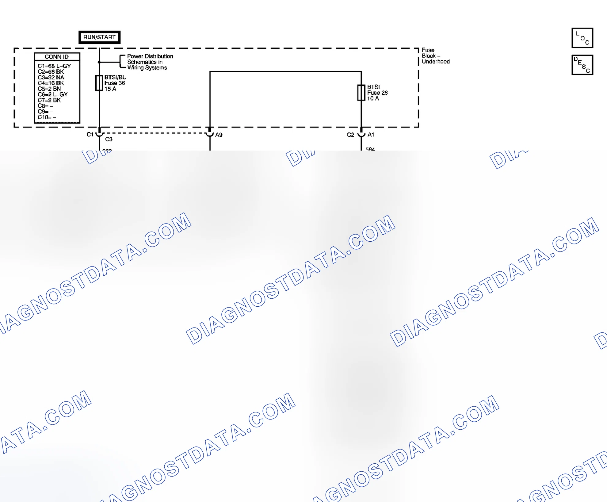 Scheme 281: Automatic Transmission Shift Lock Control Schematics