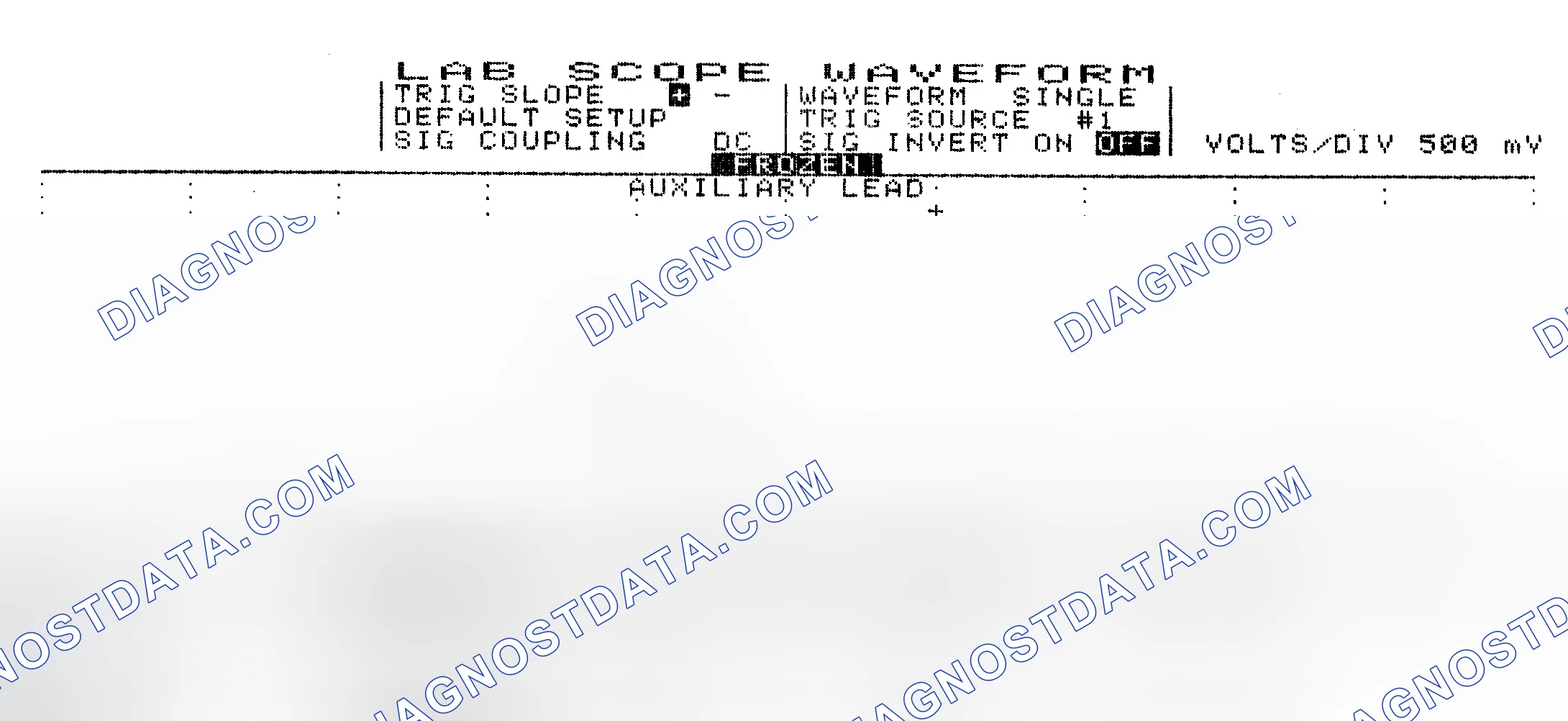 Scheme 10: Single Injector w/Excessive Current Flow - Current Pattern