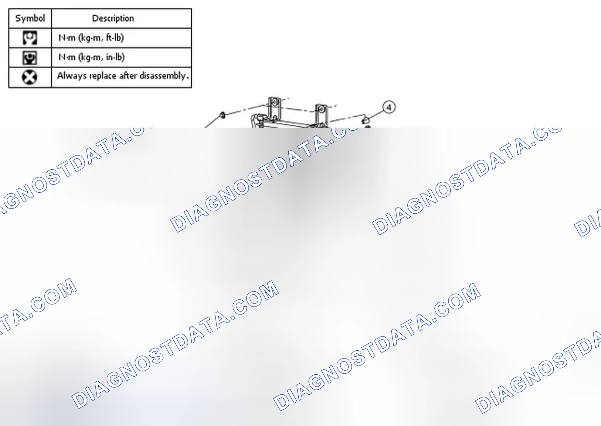 Fig. 211: Identifying A/T Fluid Cooler Components With Torque Specification